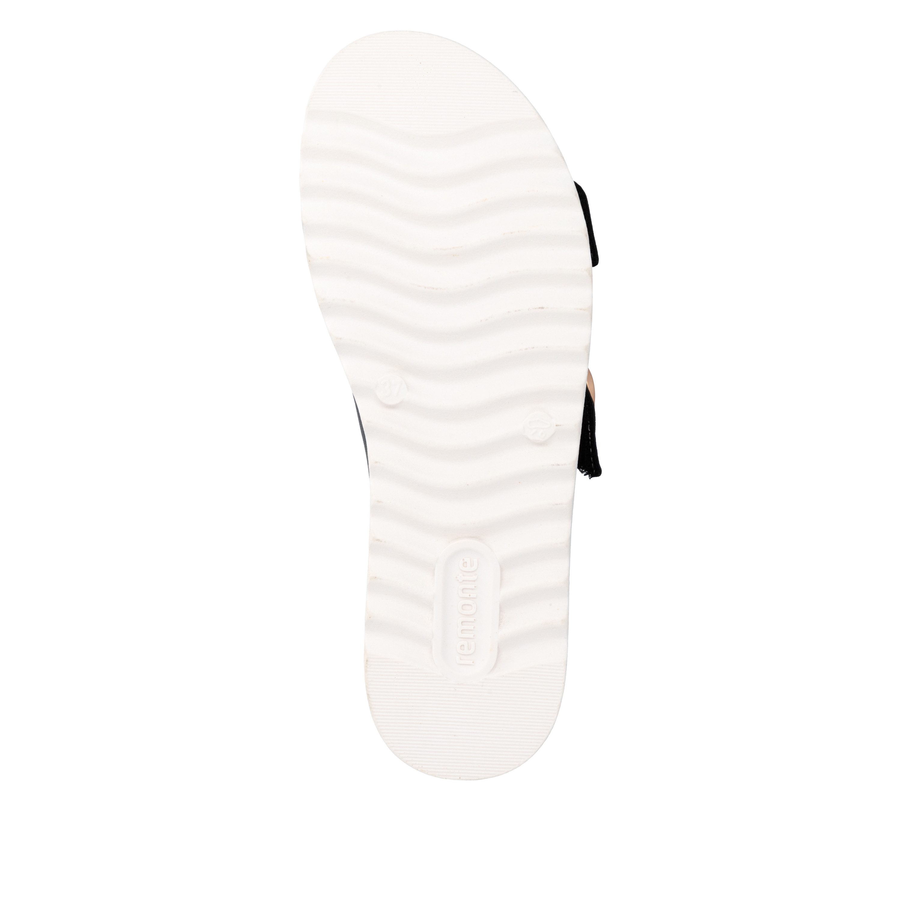 Remonte Pantolette Hausschuh, Sommerschuh, Klettschuh mit Lite´n Soft-Ausstattung