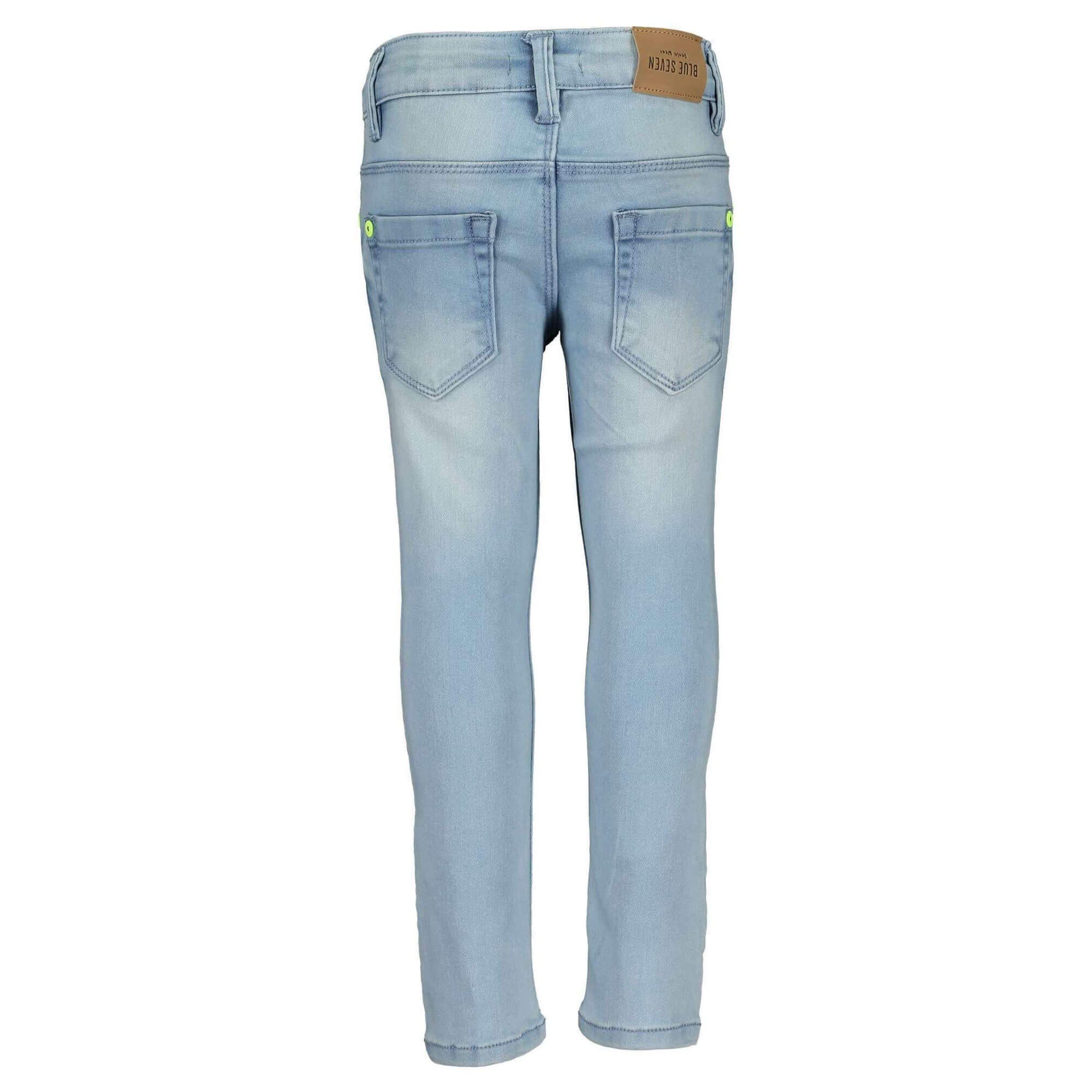Mädchen Hose - Jog-Jeans Freizeithose Jeanshose Fit Blue 5-Pocket-Hose Kinder Seven Regular