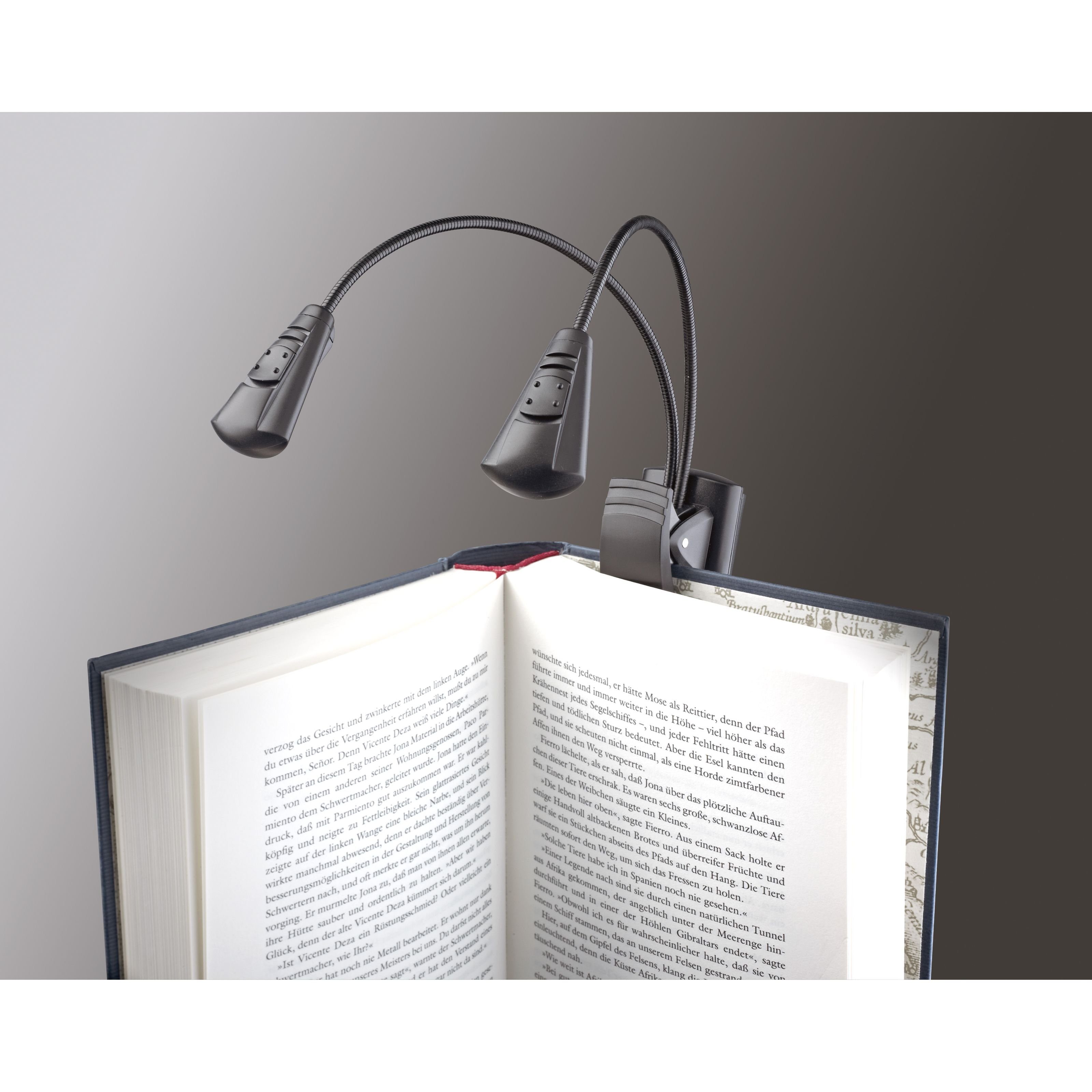 König & Meyer Klemmleuchte, 12243 Double LED FlexLight - Notenpultleuchte