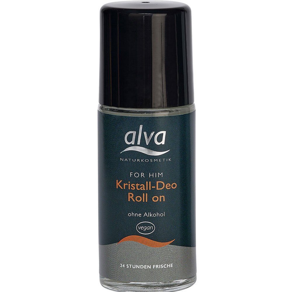 Alva Deo-Roller FOR HIM Kristall Deo Roll On, 50 ml