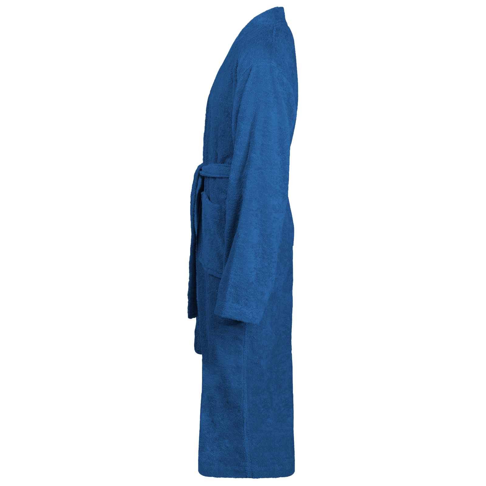 vidaXL Bademantel Bademantel KINN Blau XXL Baumwolle, Baumwolle