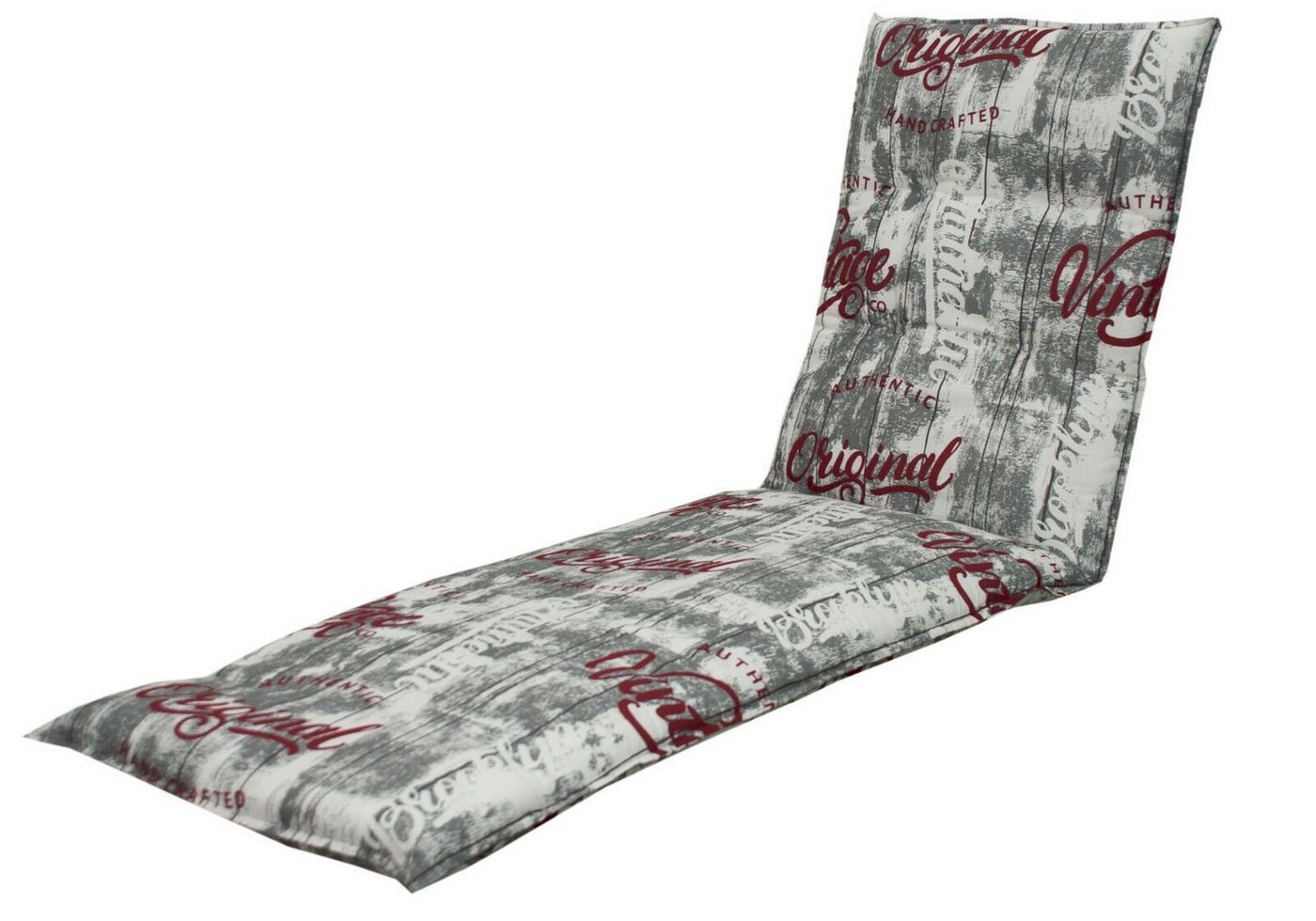 doppler® Liegenauflage 2901 190 x 60 x 7 cm Kissen für Liege Polster Einlage, (1 Auflage, 1 St., 1 Auflage), für Gartenliegen