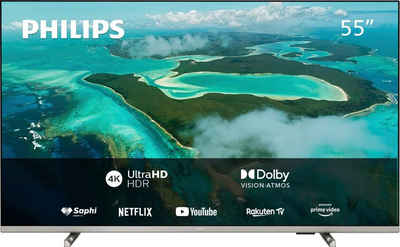 Philips 55PUS7657/12 LED-Fernseher (139 cm/55 Zoll, 4K Ultra HD, Smart-TV)
