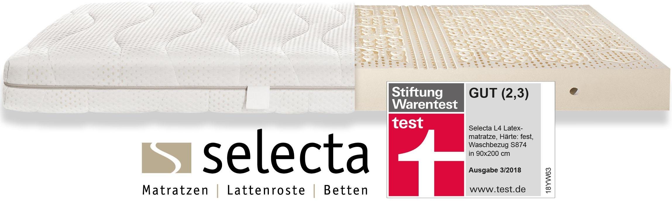 Latexmatratze »L4 Latexmatratze«, , 17 cm hoch, Raumgewicht: 60, Testsieger Stiftung Warentest GUT (2,3)* Latexmatratze »L4 Latexmatratze«, , 17 cm hoch, Raumgewicht: 60, Testsieger Stiftung Warentest GUT (2,3)*