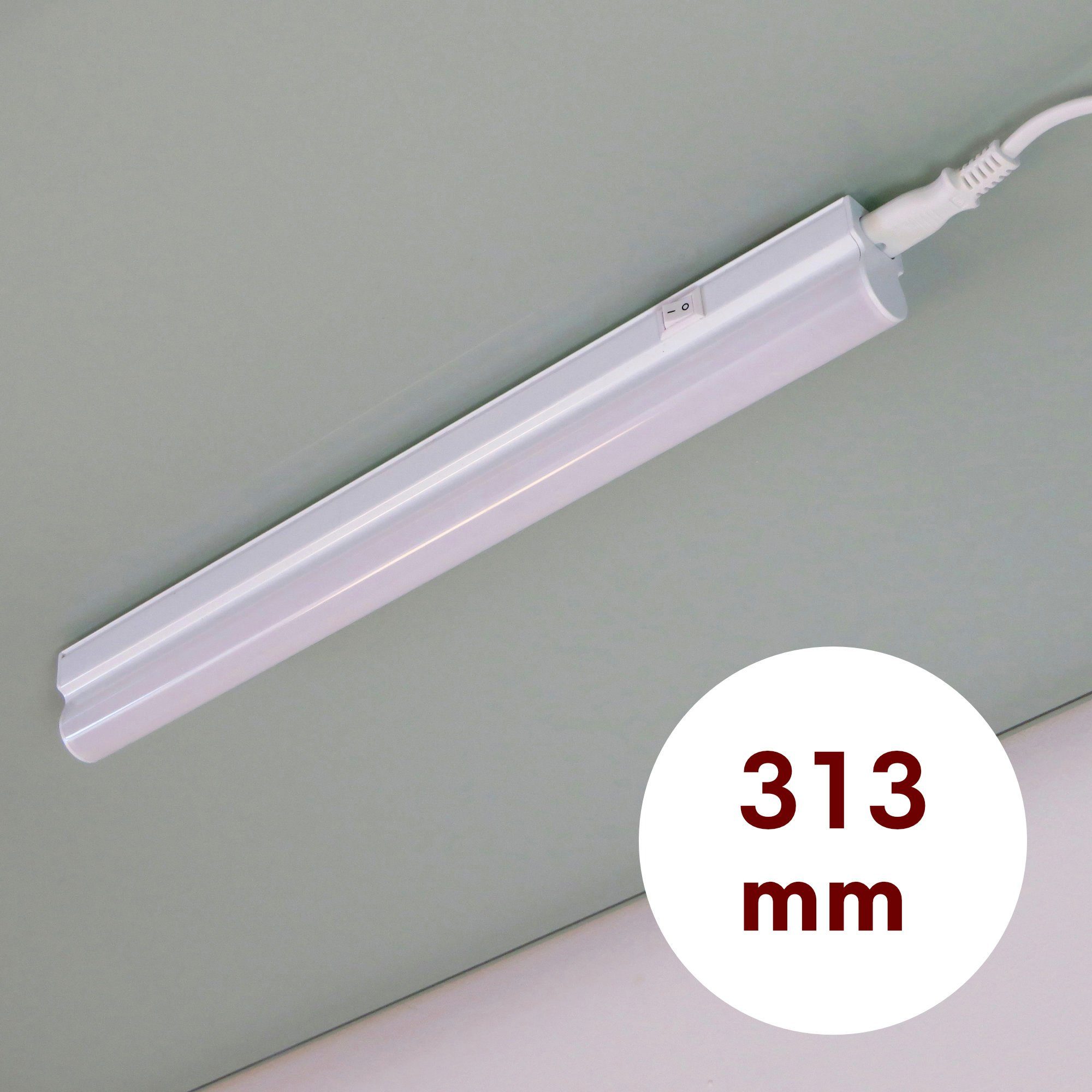 kalb LED LED Küchenleuchte Aufbauleuchte Unterbauleuchte SET, warmweiß Küchenlampe Unterbaustrahler