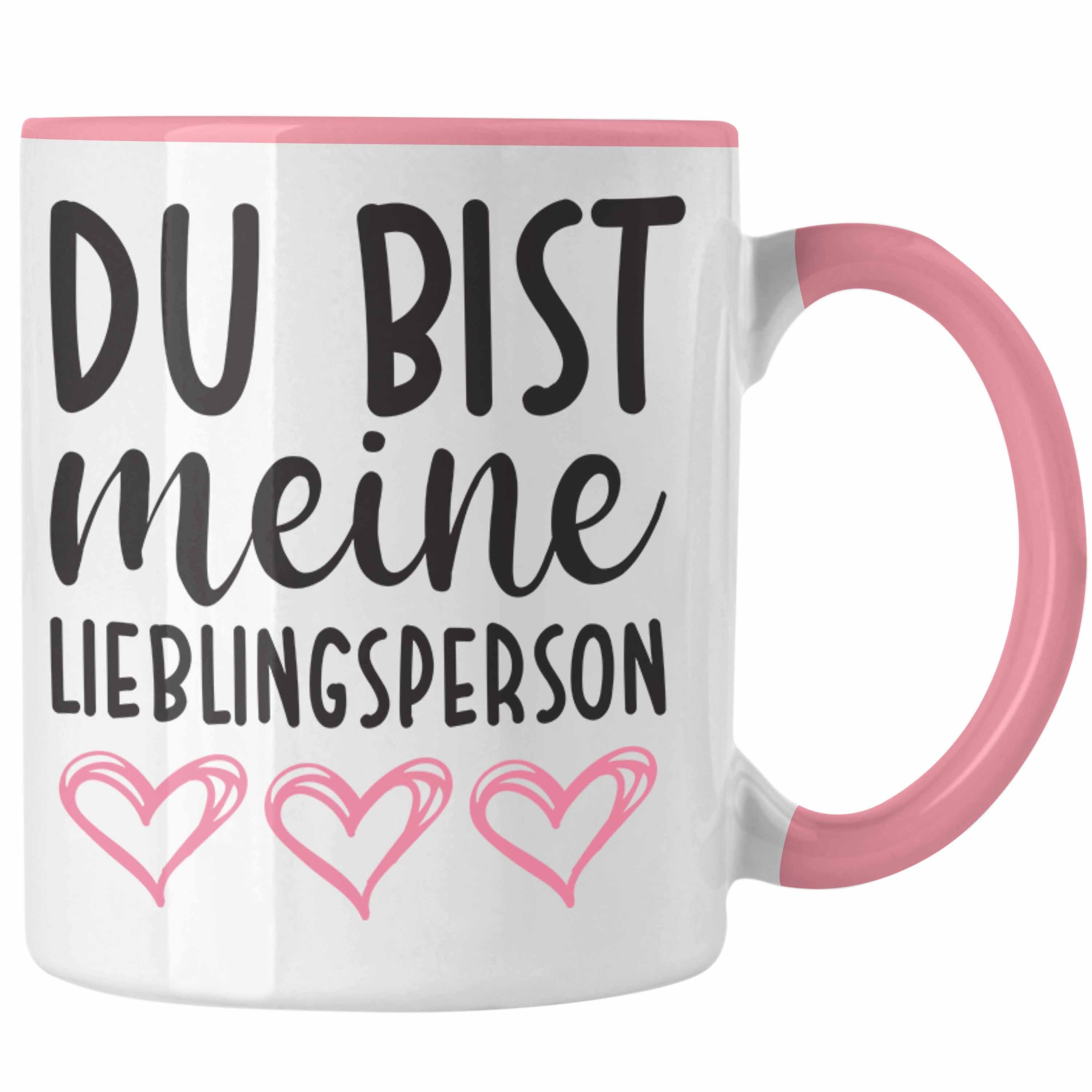 - Tasse Geschenk Lieblingsmensch Tasse Trendation Beste Rosa Tasse Spruch Freundin Lieblingsperson Trendation Freund mit