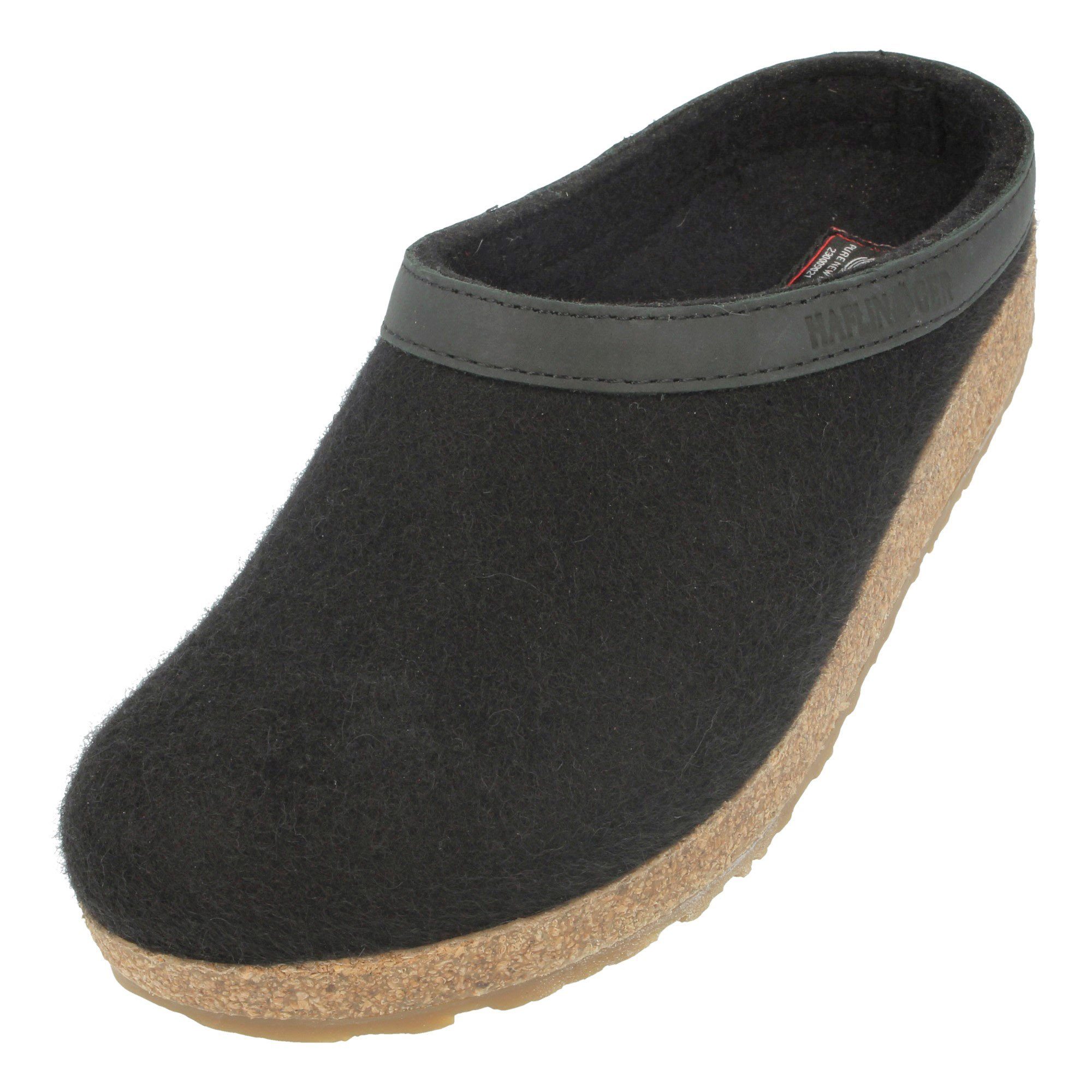 Haflinger Haflinger Grizzly Torben Filzclog aus reinem Wollfilz Unisex Hausschuh