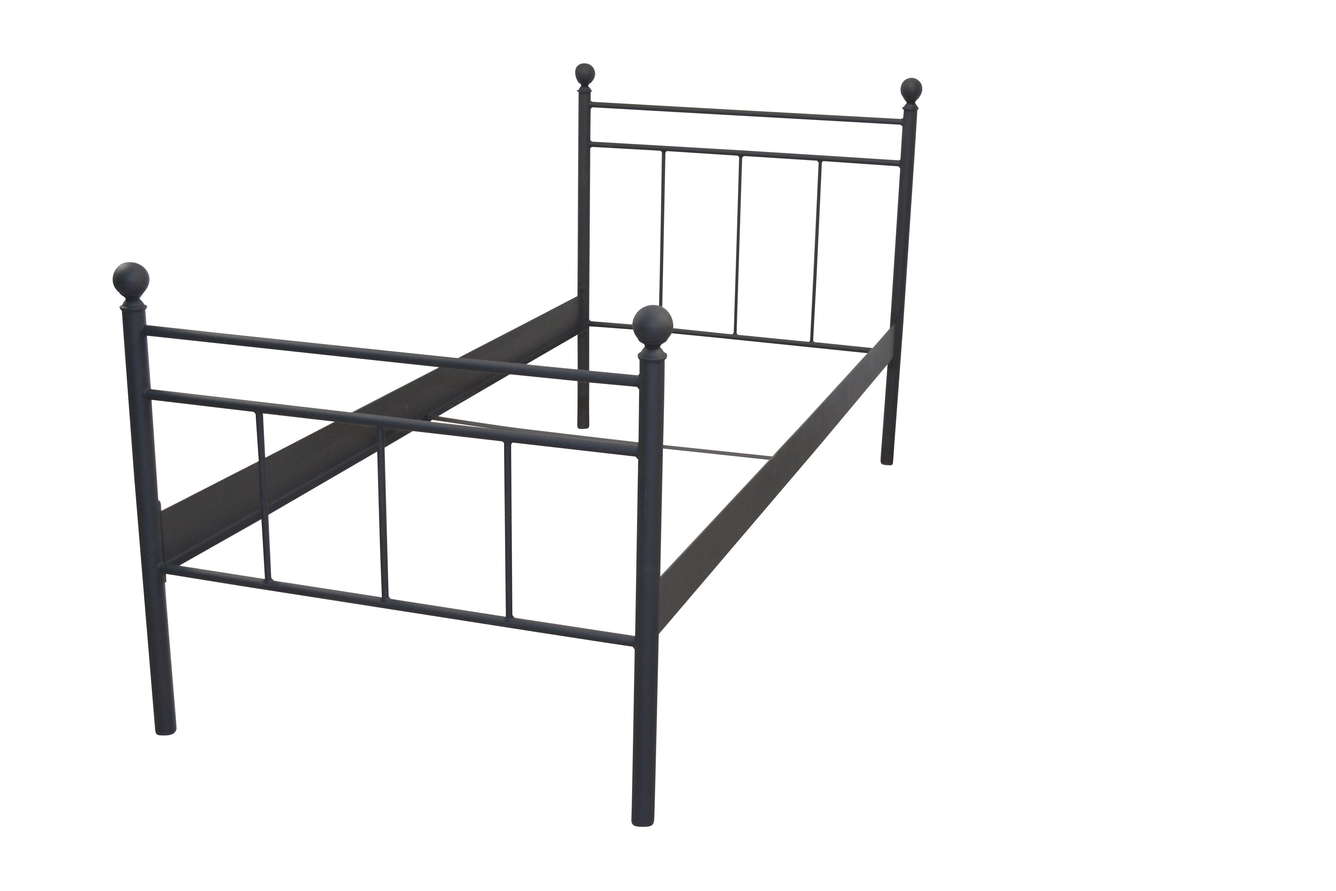 moebel-direkt-online Metallbett Anke Fb. schwarz (1-tlg), günstig online kaufen