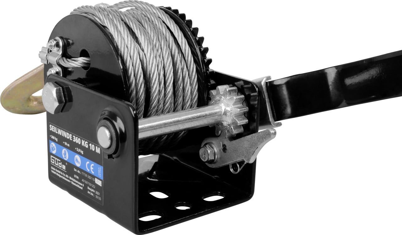 Güde Seilzug Güde Seilwinde Typ 360 Zugkraft 360 kg
