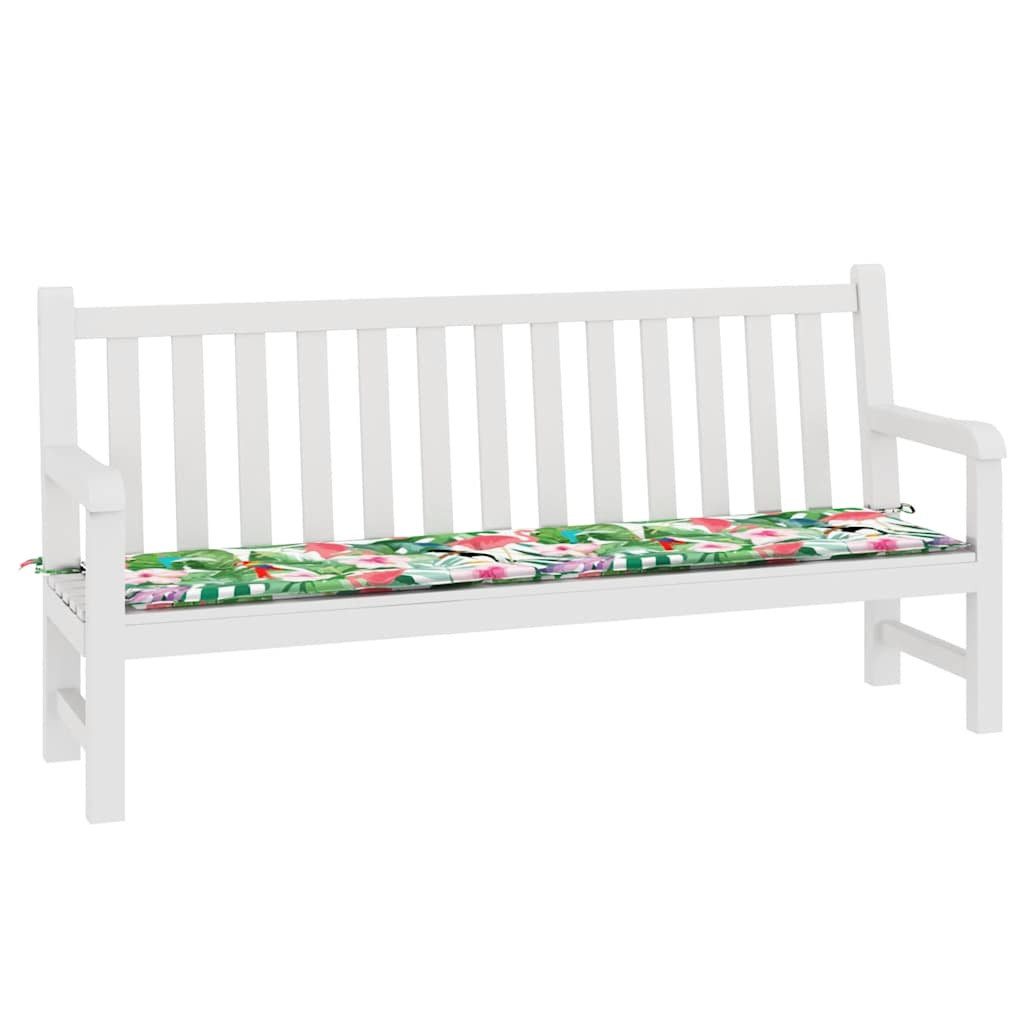 vidaXL Sitzauflage Gartenbank-Auflage Mehrfarbig 200x50x4 cm günstig online kaufen