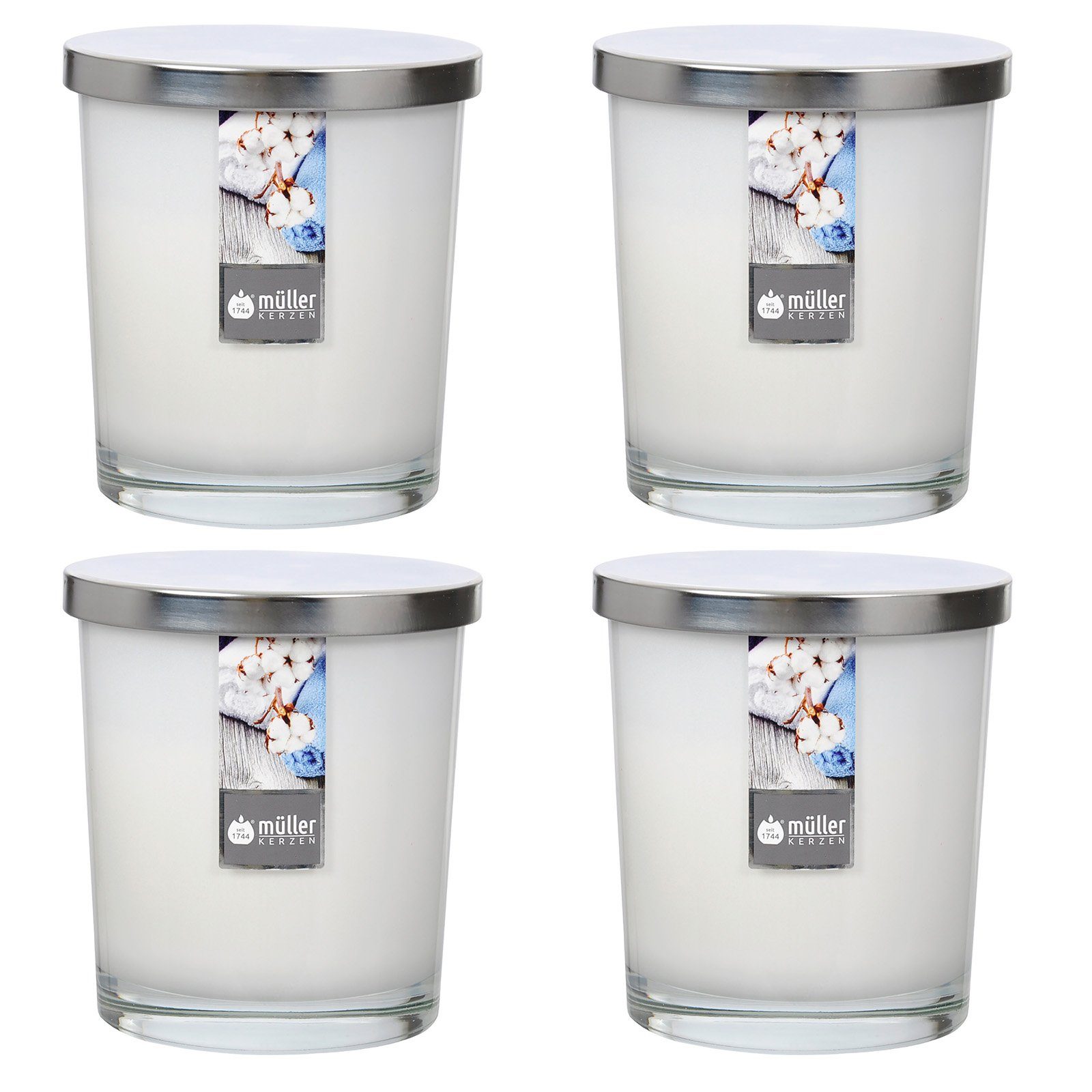 ECI Tools Duftkerze Maxi Duft-Kerzenglas 110/95 mm mit Deckel, Set 4 Stck., günstig online kaufen