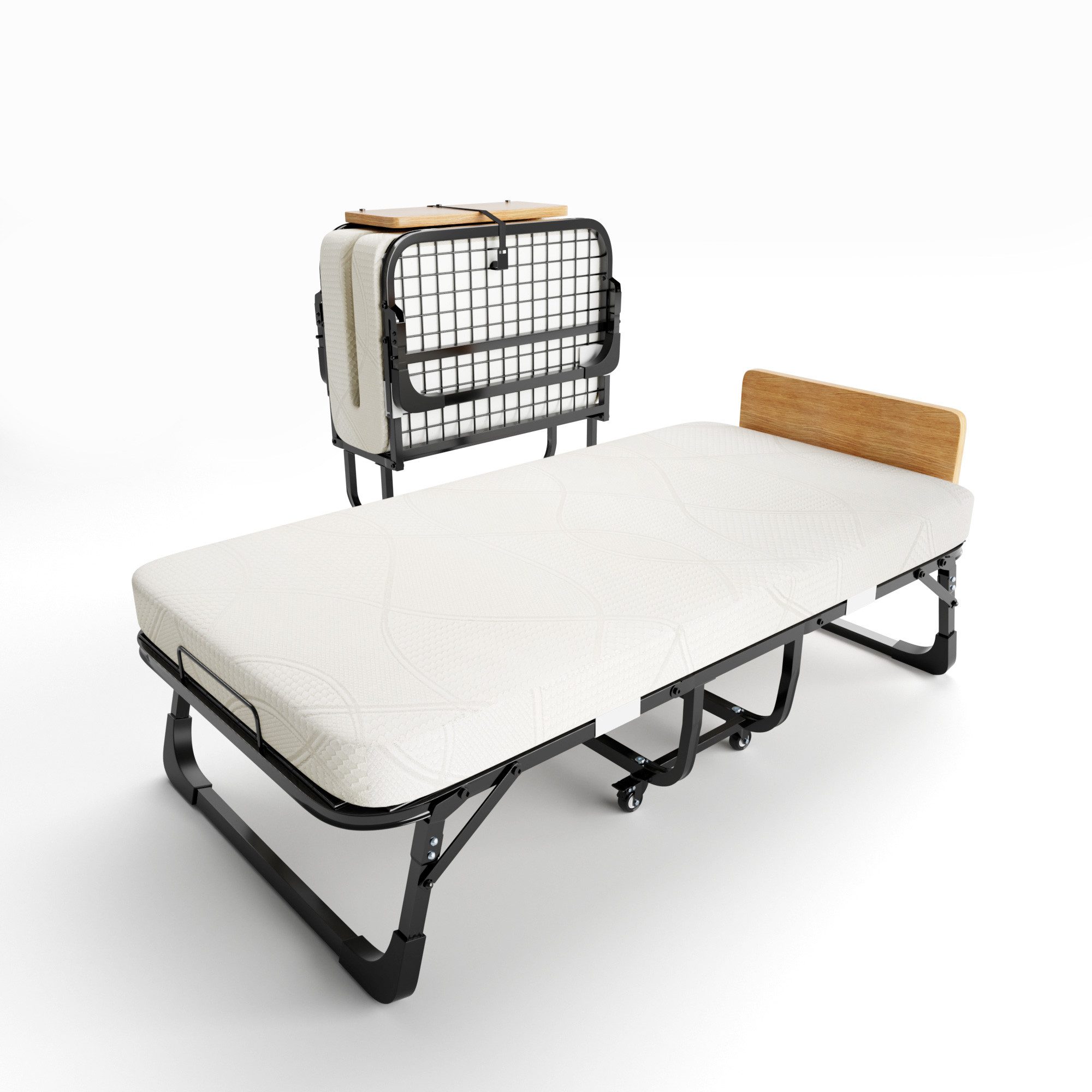 HOMCOM Klappbett Ca. 190x60 Cm Gästebett Mit 8cm