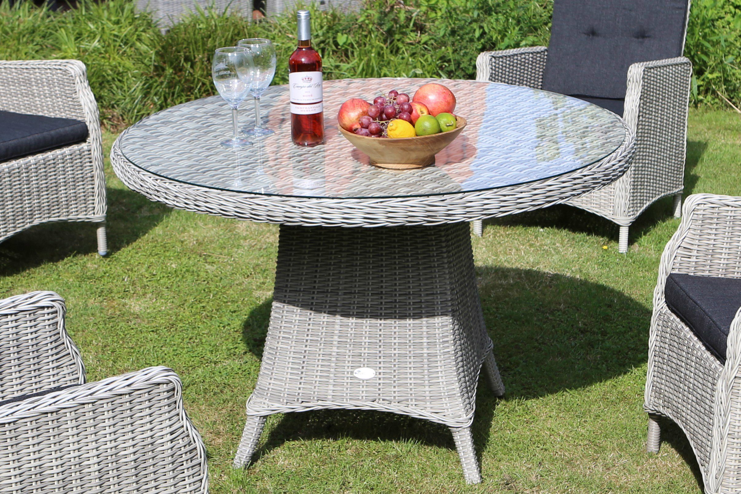DESTINY Gartentisch »LUNA «, Polyrattan, Ø 120 cm OTTO