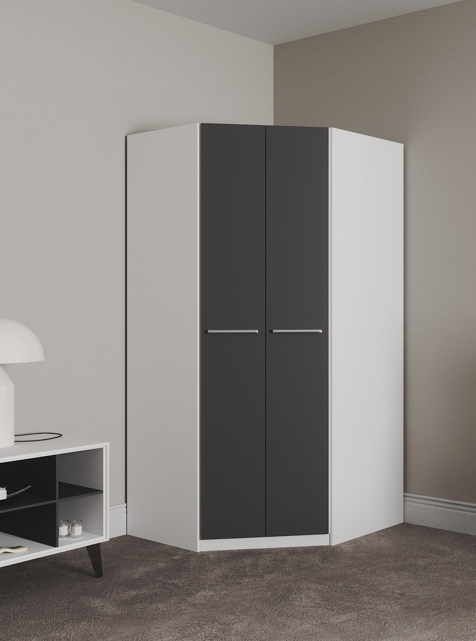 priess Eckkleiderschrank "Barcelona Kleiderschrank Ecklösung Raumwunder" in günstig online kaufen