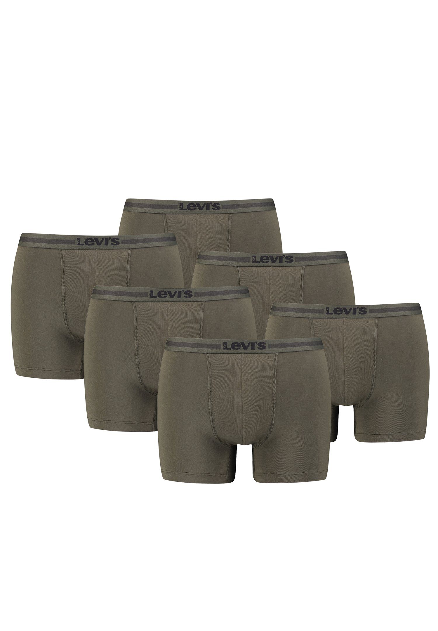 Levi's® Boxershorts MEN TENCEL BOXER BRIEF 6er Pack (Set, 6-St., 6er-Pack) Khaki | Boxershorts