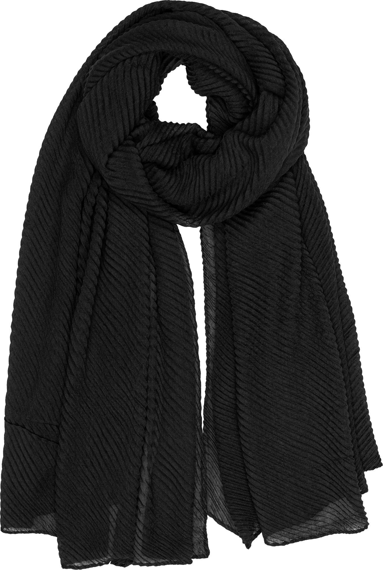 Modeschal SC509 eleganter Damen Schal mit Streifen Webmuster