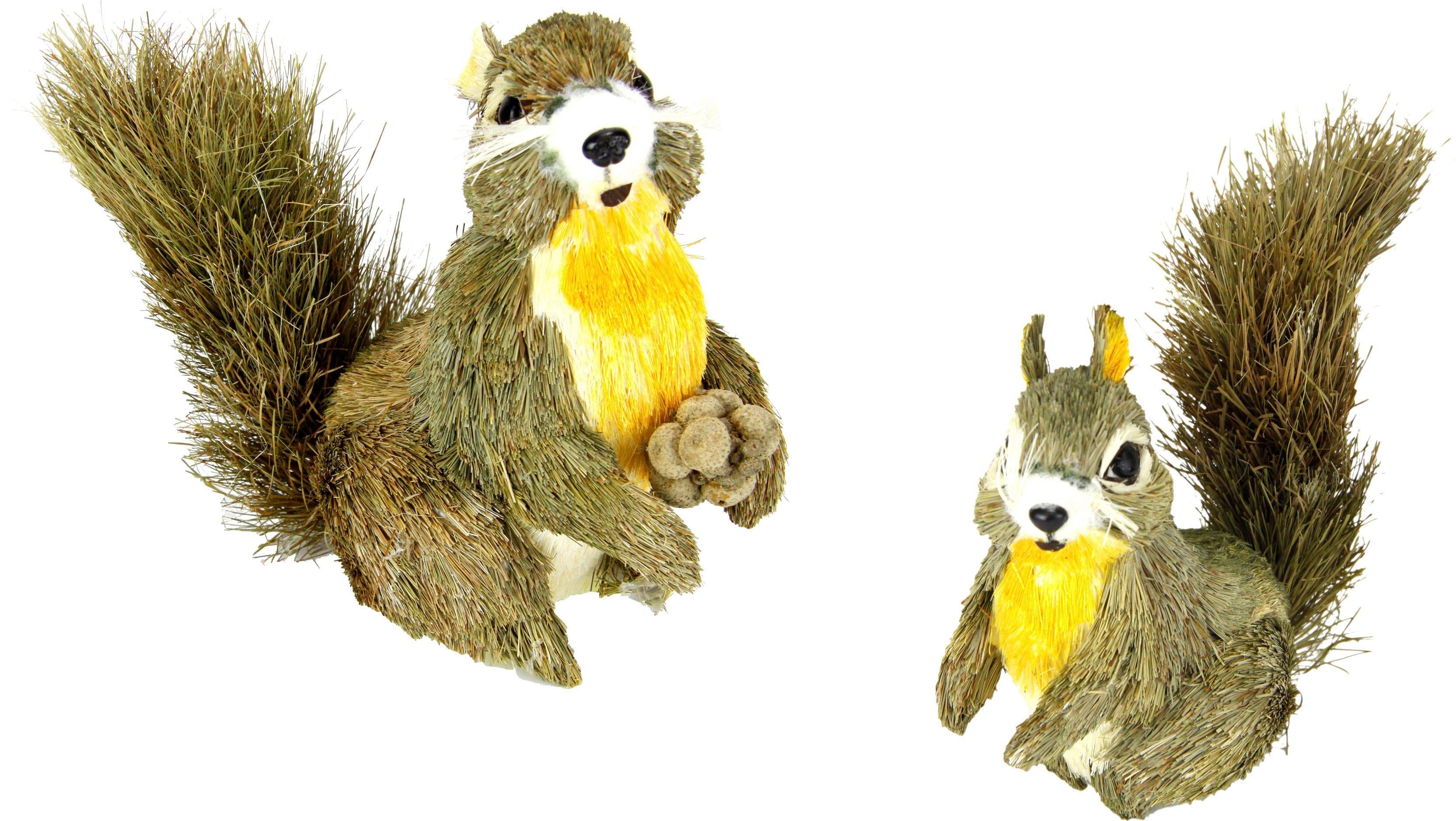 Tierfigur Bast-Eichhörnchen(2er Set) Tierfigur Bast-Eichhörnchen(2er Set)