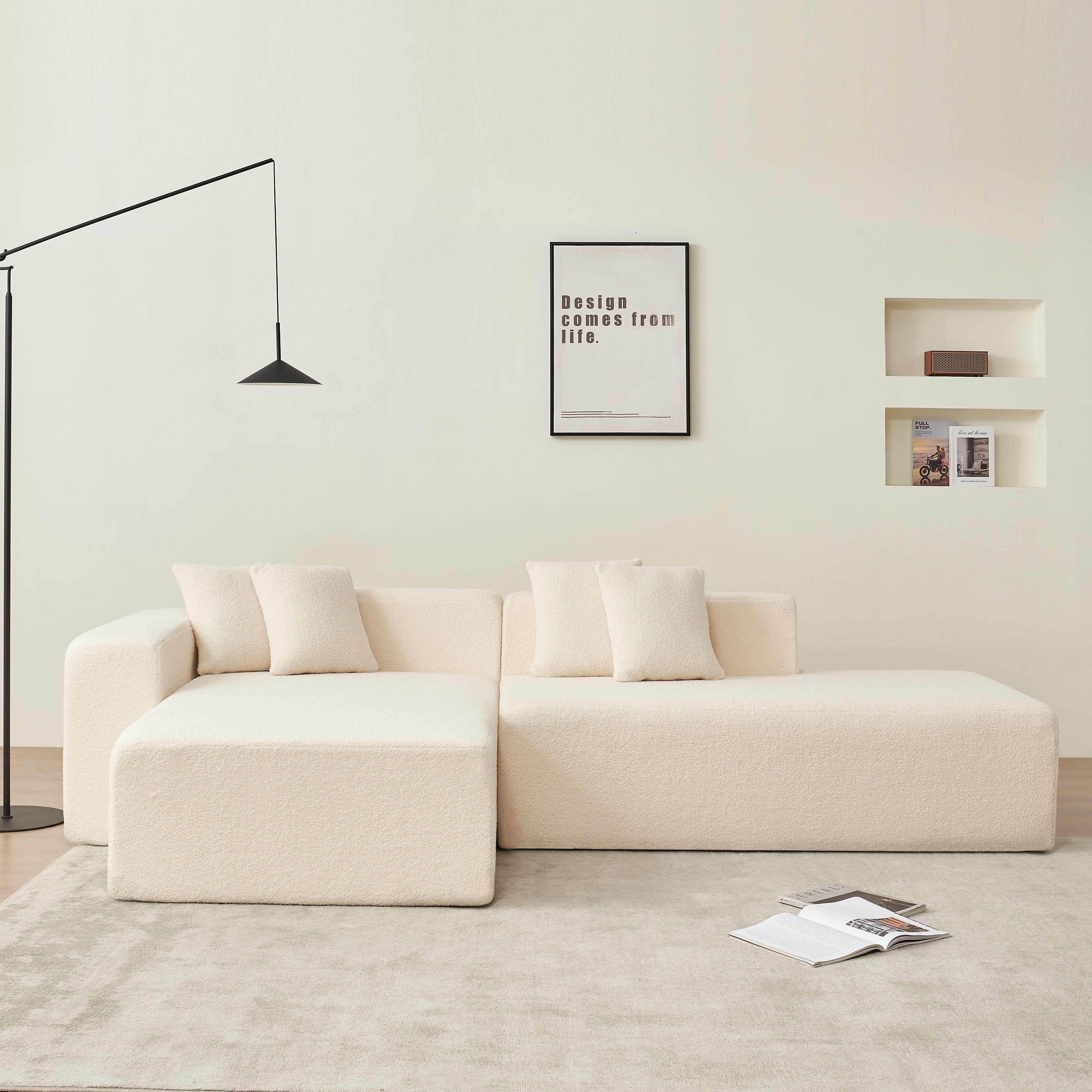 SANODESK Ecksofa Modulares Ecksofa in L-Form günstig online kaufen