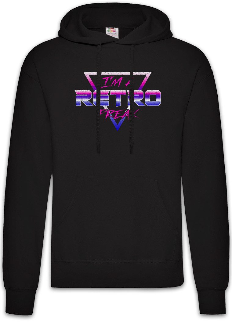 Hoodie I'm A Retro Freak Herren Hoodie Gamer Gaming Geek Nerd Fun 8 16 Bit