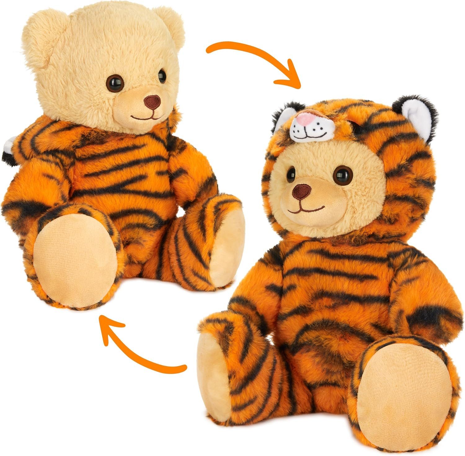 BRUBIES Kuscheltier Teddybär mit Bilderbuch - Teddy Träumt (Ich wär so gern einmal ein starker Tiger - Teddybär mit Buch, 2-St., für Kinder ab 2 Jahren), Gute Nacht Geschichte vom Bestseller Autor Ulf Blanck