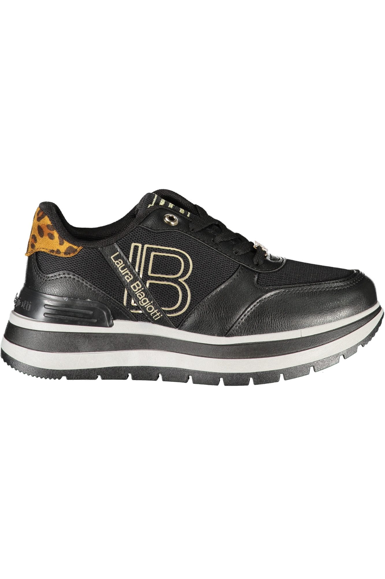 Laura Biagiotti Кроссовки Eleganter Damensneaker Schwarz mit Kontrastdetails