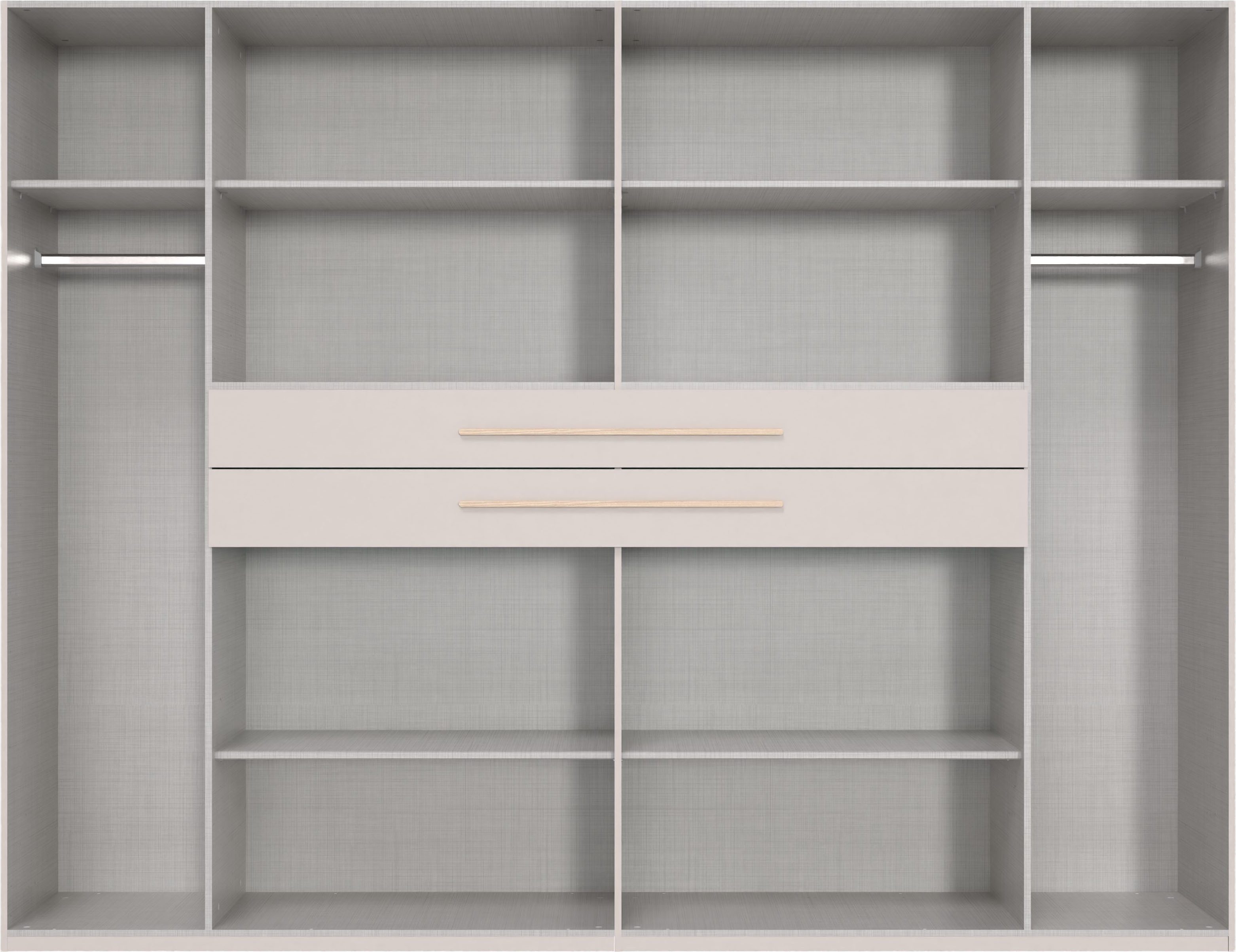 Wimex Drehtürenschrank Digit, erhältlich in den Breiten 180cm, 225cm oder 270cm (Schlafzimmer Schrank Bestseller in moderner Optik) Kleiderschrank inkl. zwei Schubkästen in zentraler Höhe