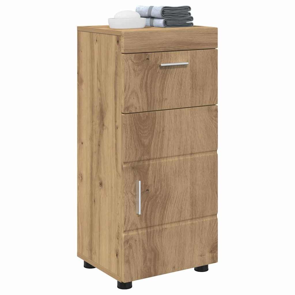 vidaXL Badezimmerspiegelschrank Badezimmer Schrank TULUM Eiche günstig online kaufen