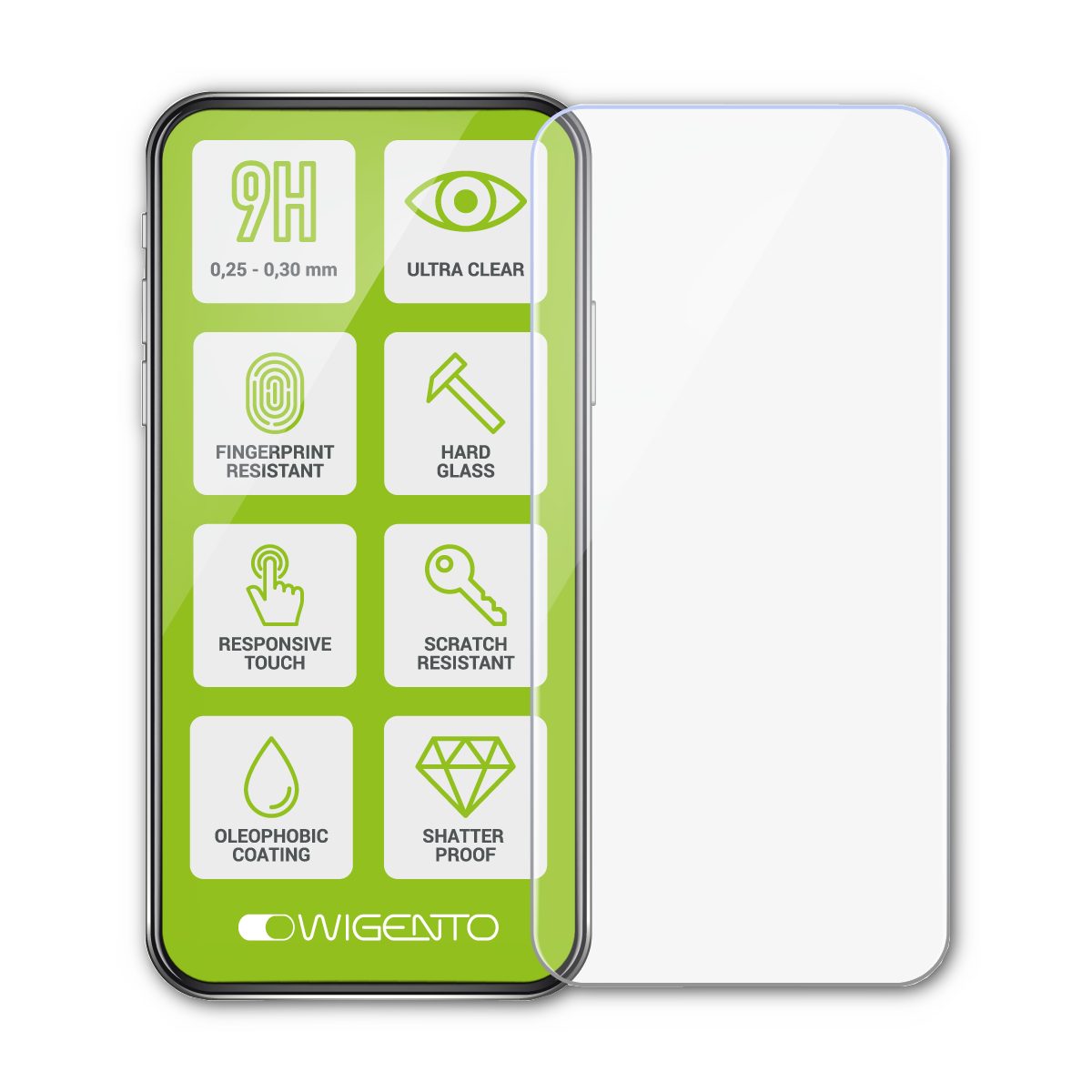 Wigento Handyhülle AUSWAHL Für Fairphone 5 Schutz Zubehör Handy Hülle Cover Case H9 Glas
