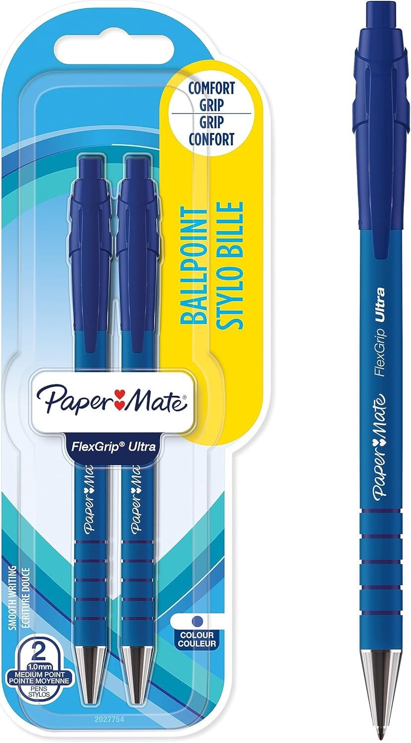 Paper Mate Permanentmarker Papermate Flexgrip Blau 2er