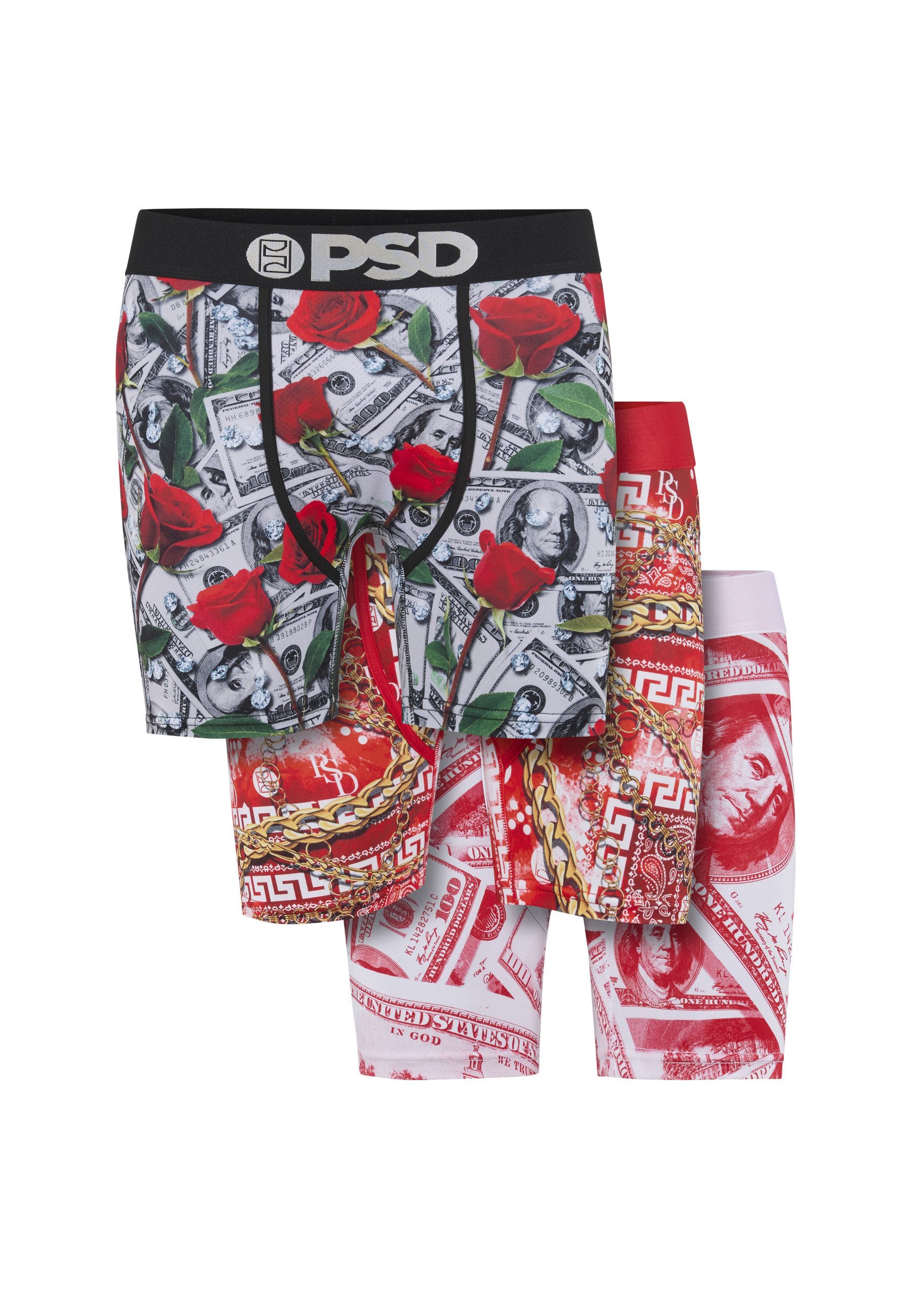 PSD Boxershorts PSD RED LUXURY 5I 3PK (1-St)