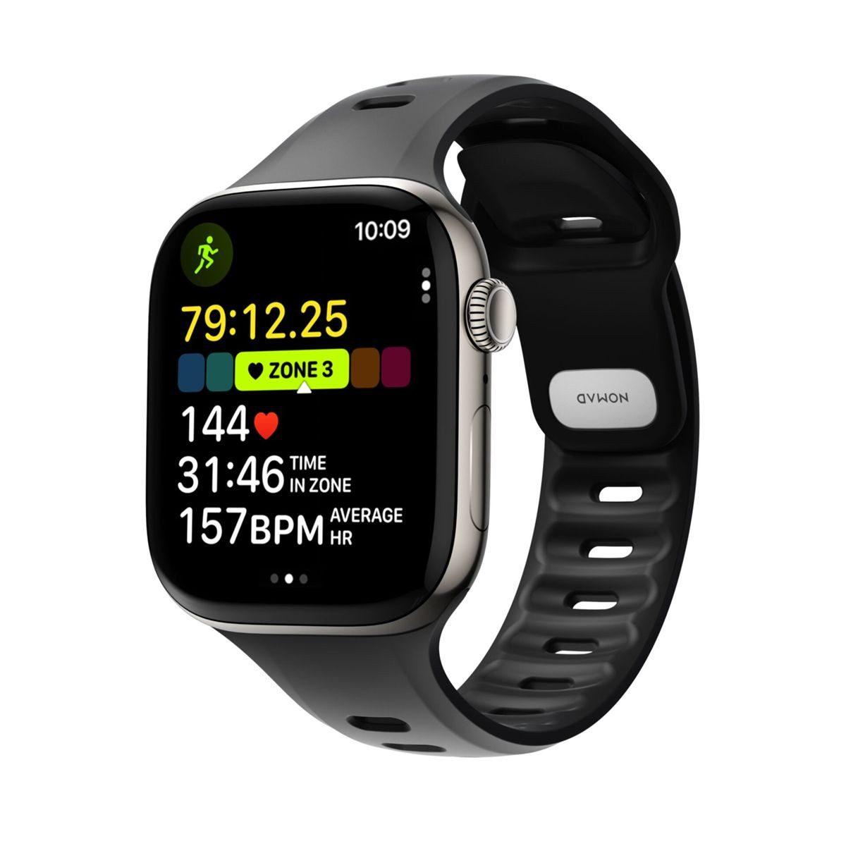 Nomad Smartwatch-Armband Tempo Band 46mm Black günstig online kaufen