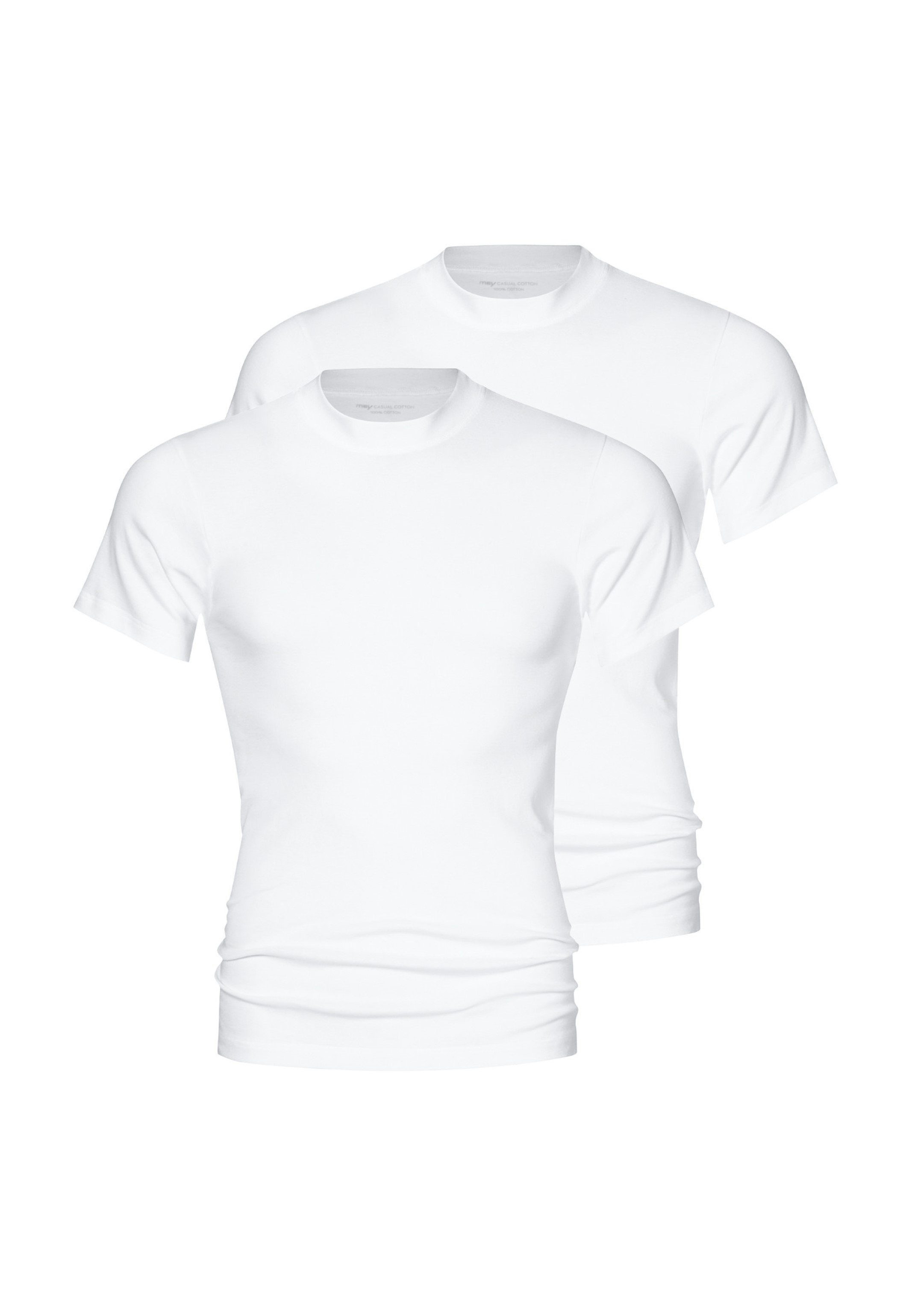 Mey Unterhemd 2er Pack Casual Cotton (Spar-Set, 2-St) Unterhemd / Shirt Kurzarm - Baumwolle - Natürliches Tragegefühl