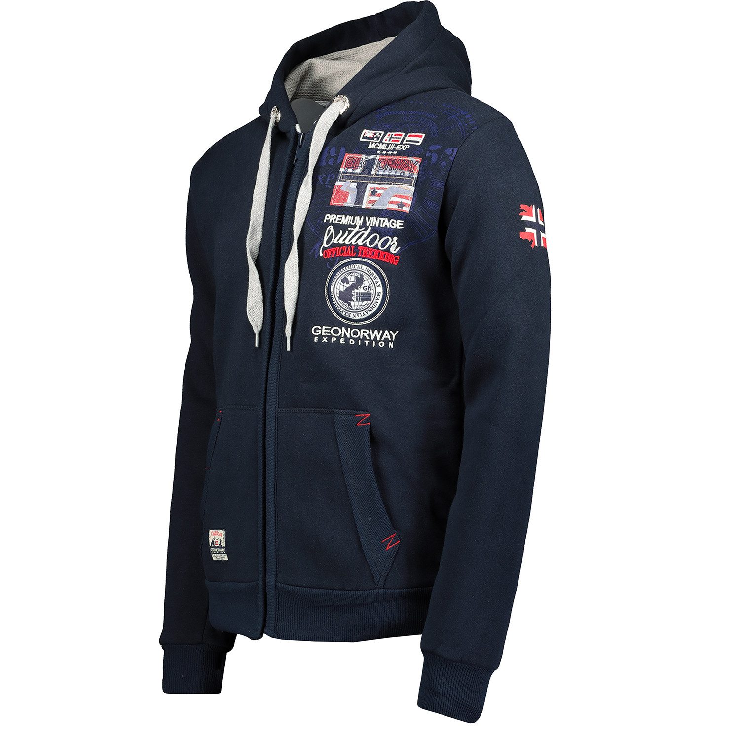 Geo Norway Hoodie Herren Hoodie Pullover GOTHAM MEN 100 – Bild 3 von 4