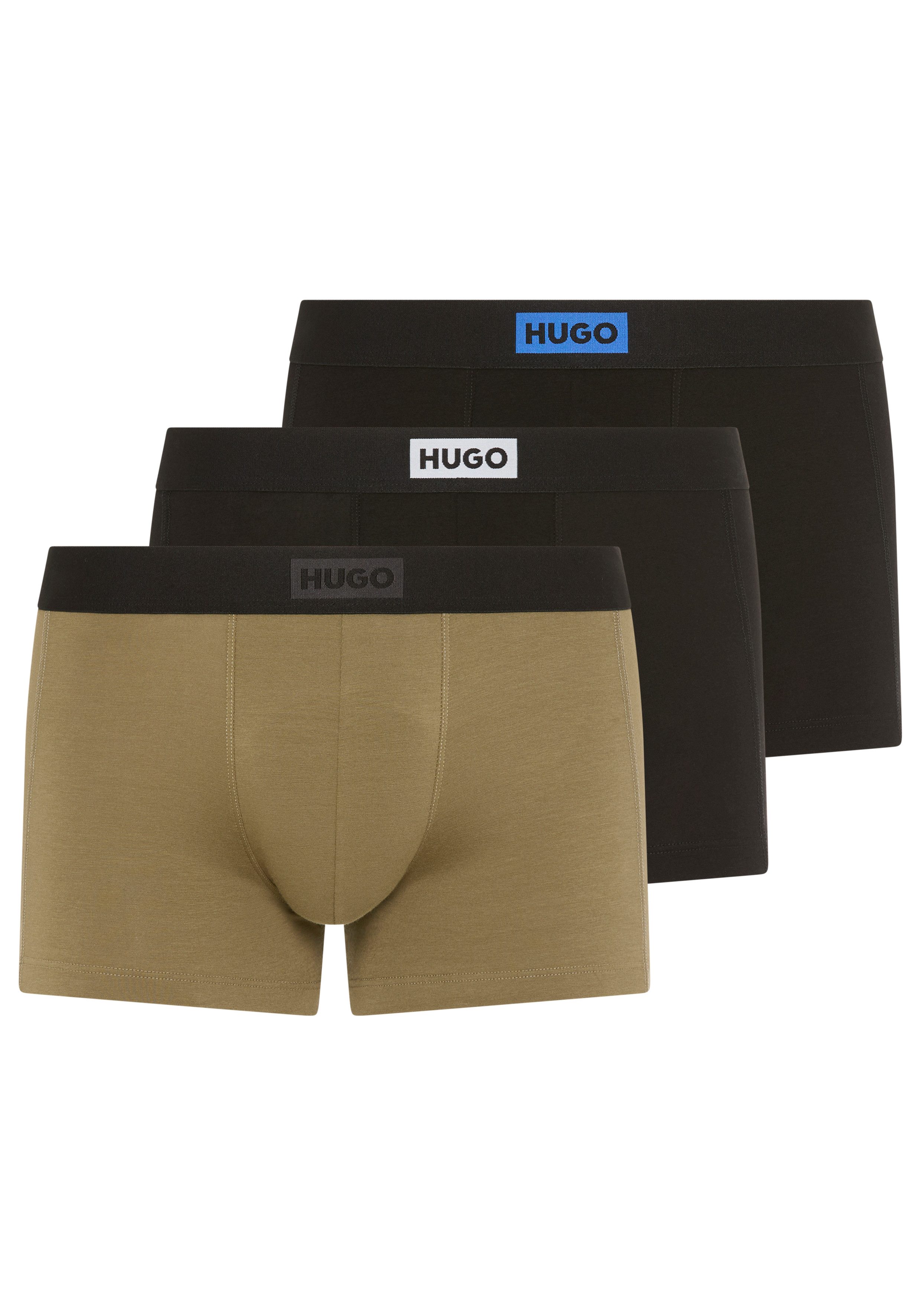 HUGO Trunk (Packung, 3-St) mit kontrastfarbigem günstig online kaufen