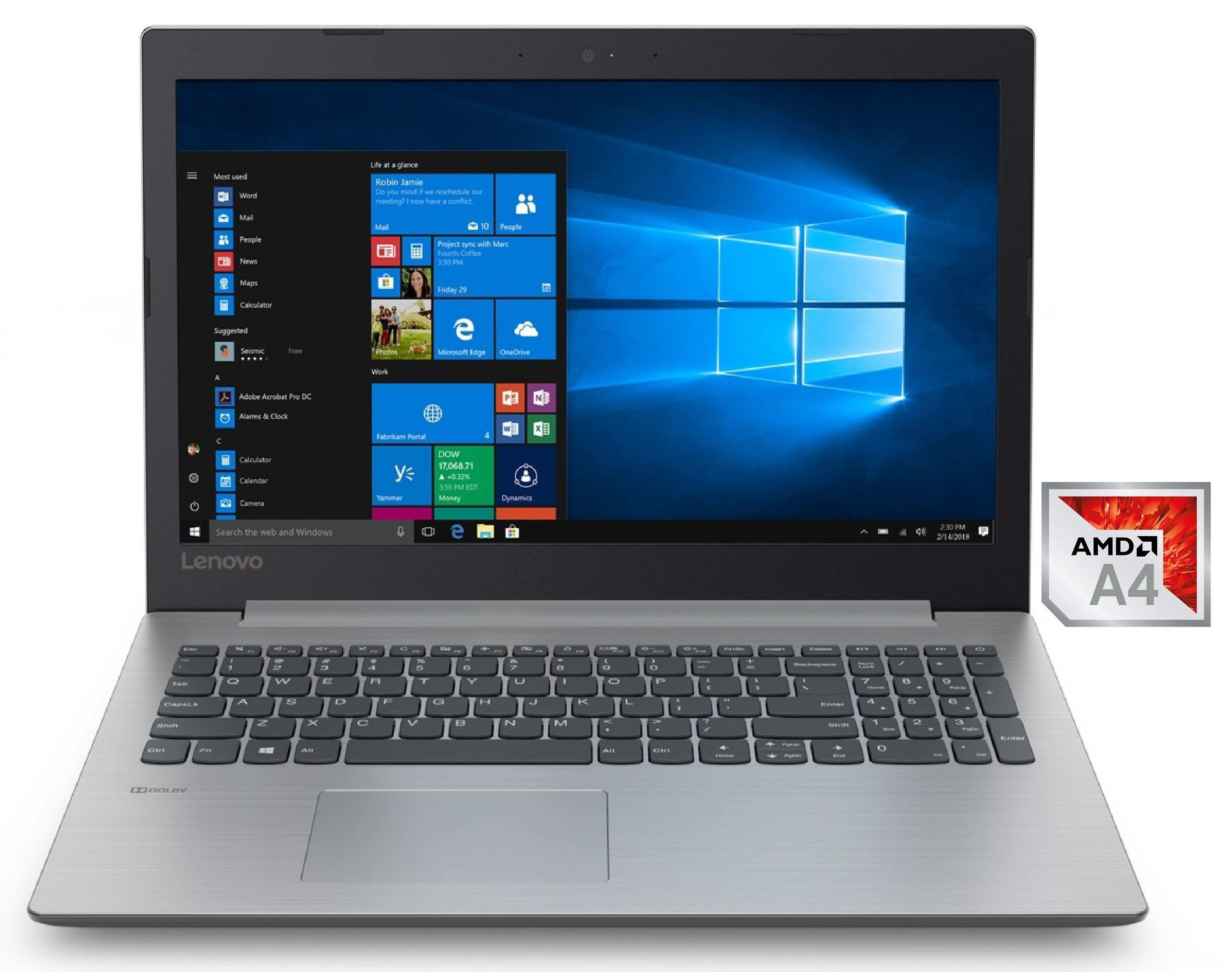 LENOVO ideapad 330-15AST Notebook »39,6 cm (15,6") AMD A4, 1 TB HDD, 4 ...