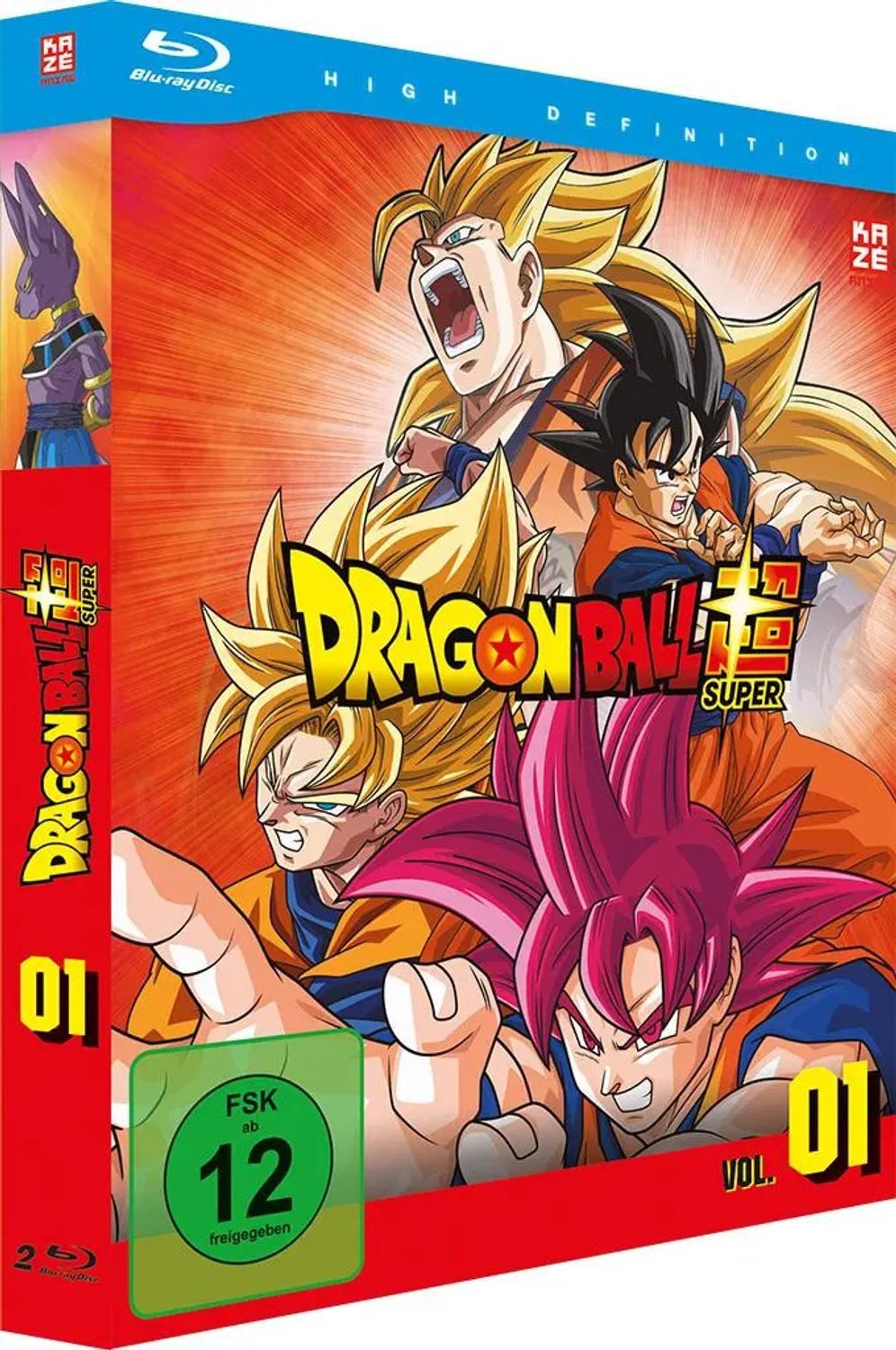 Crunchyroll Blu-ray Dragonball Super 01. Arc: Kampf der Götter - Episoden 1-17