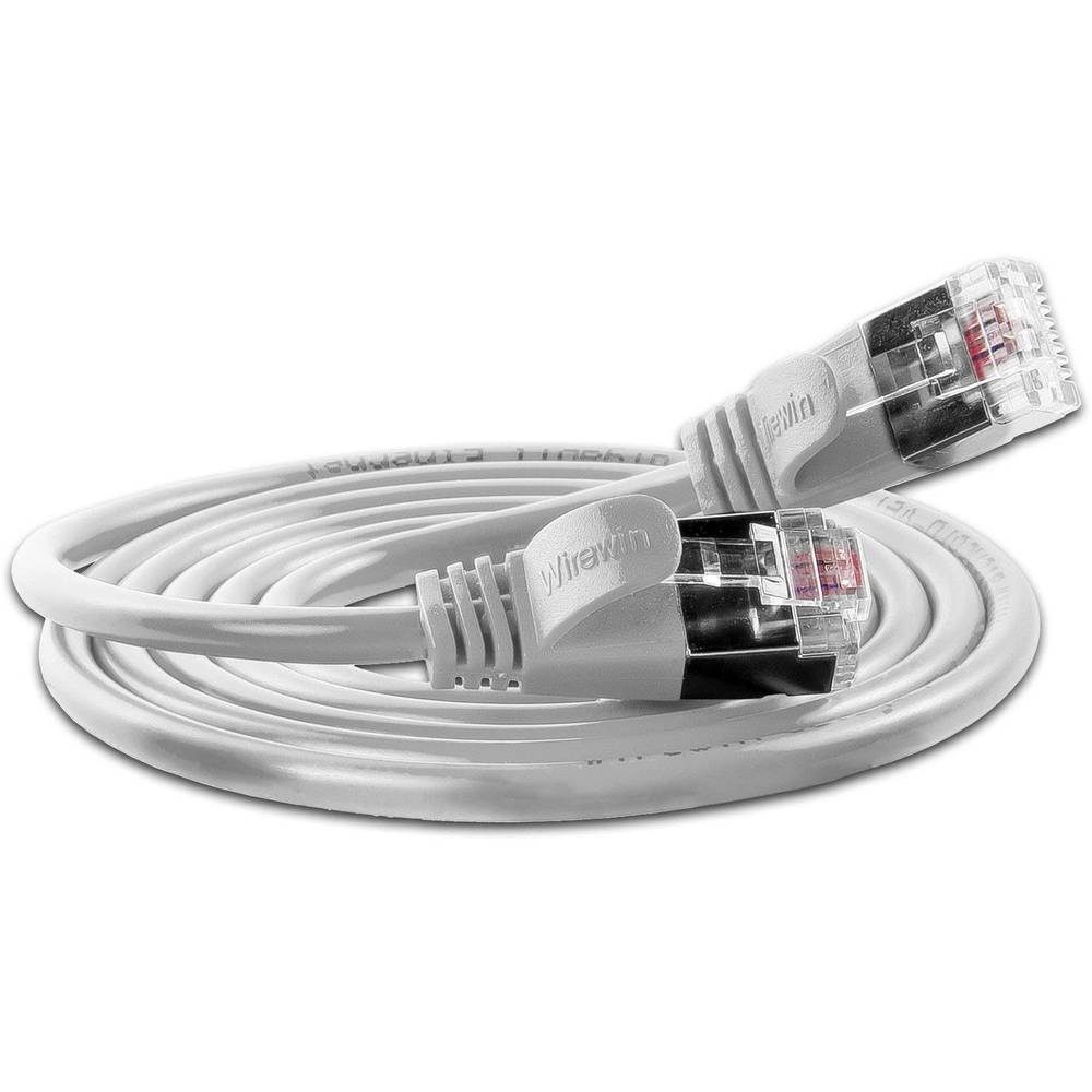 voelkner Slim NO Ø (25.00 cm) U/FTP, selection KAT6 NAME 4.0mm LAN-Kabel, rund, Lightpatchkabel