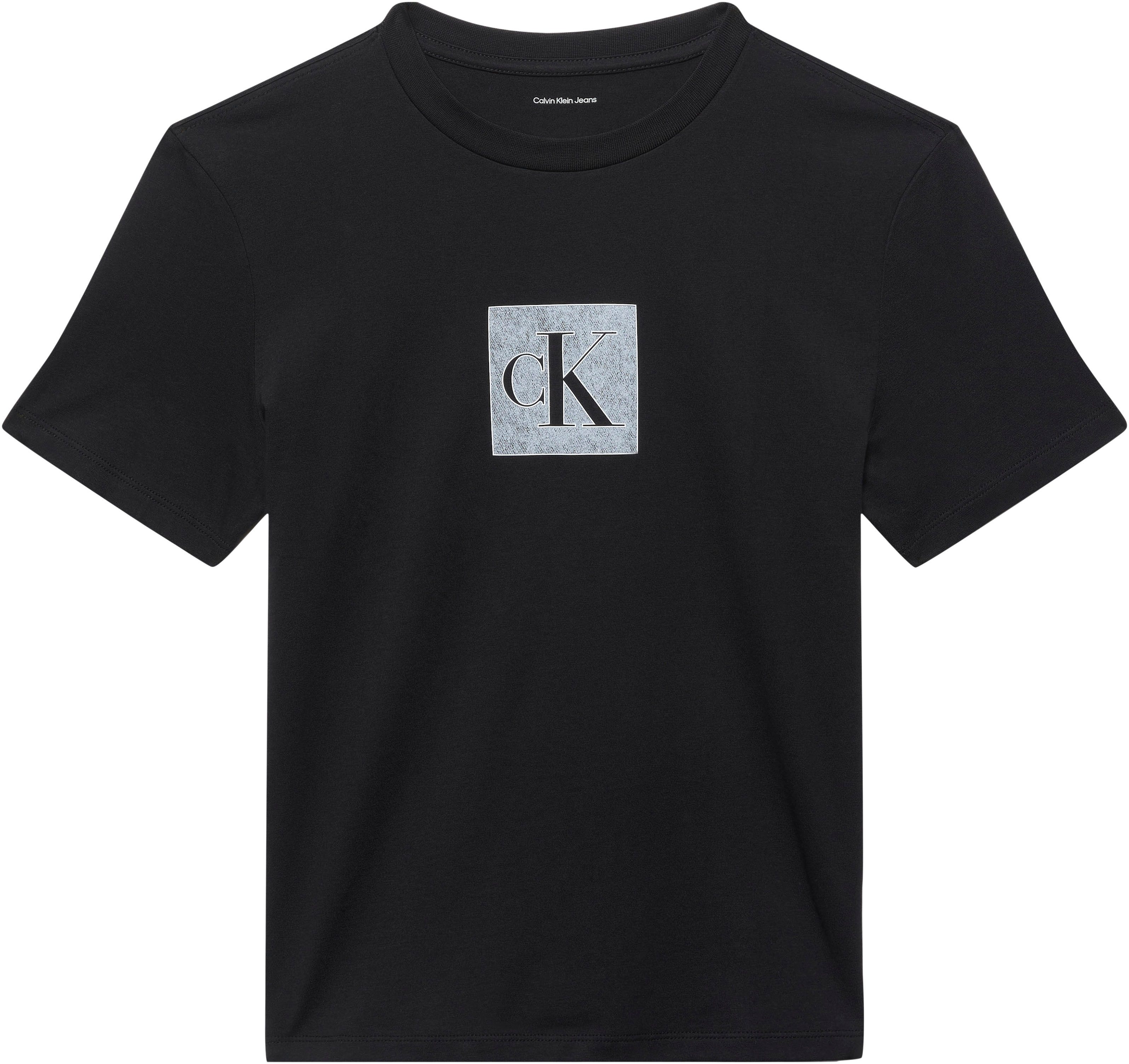 Calvin Klein Jeans T-Shirt CLASSIC FIT MONOGRAM TEE Regular fit mit Rundhal günstig online kaufen