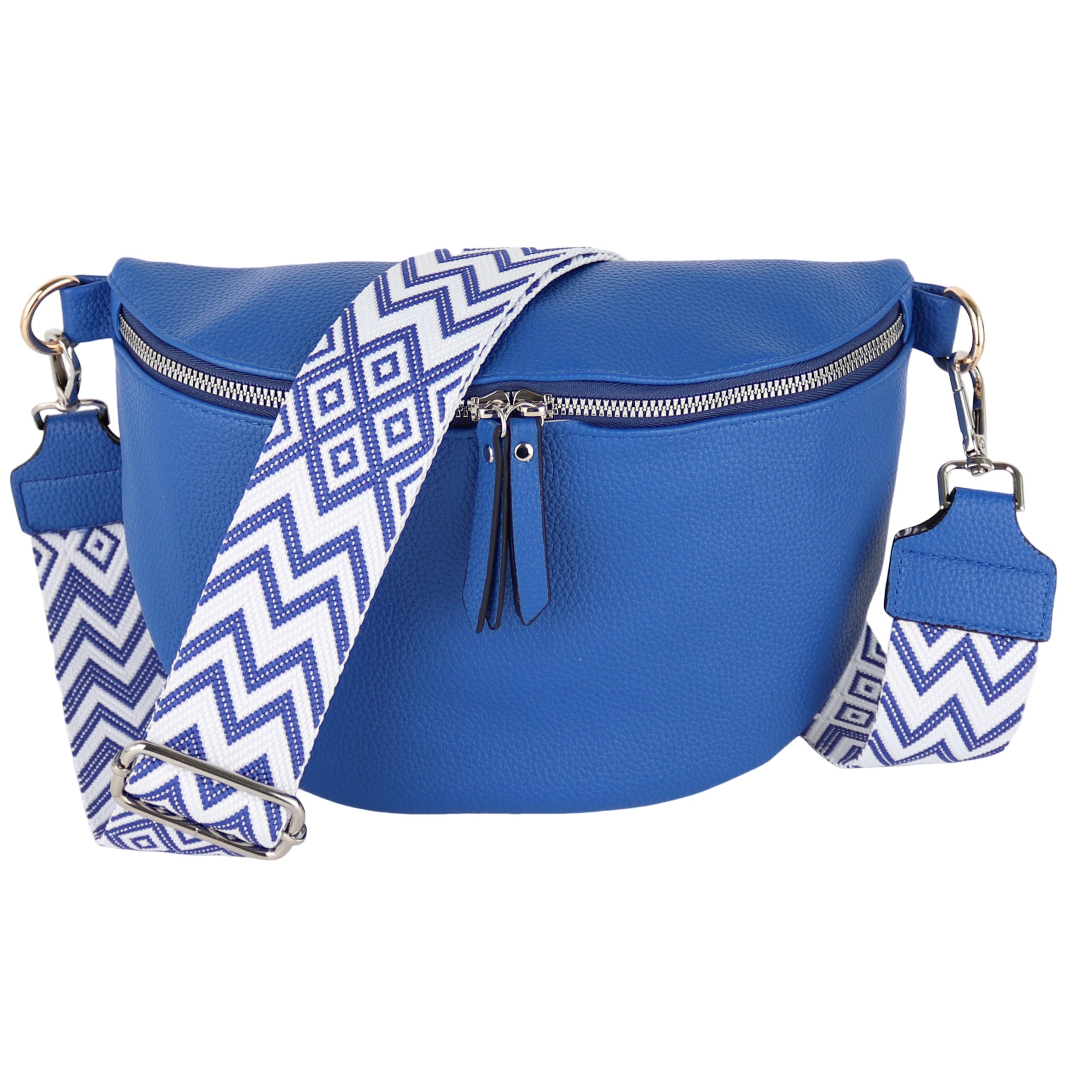 MIRROSI Bauchtasche Damen Taschen, Umhängetasche, Brusttasche, 26x18x9cm Veganes Leder (Schultertasche für jeden Anlass), Crossbody Bag, Bohemian gemusterten& verstellbaren Schulterriemen