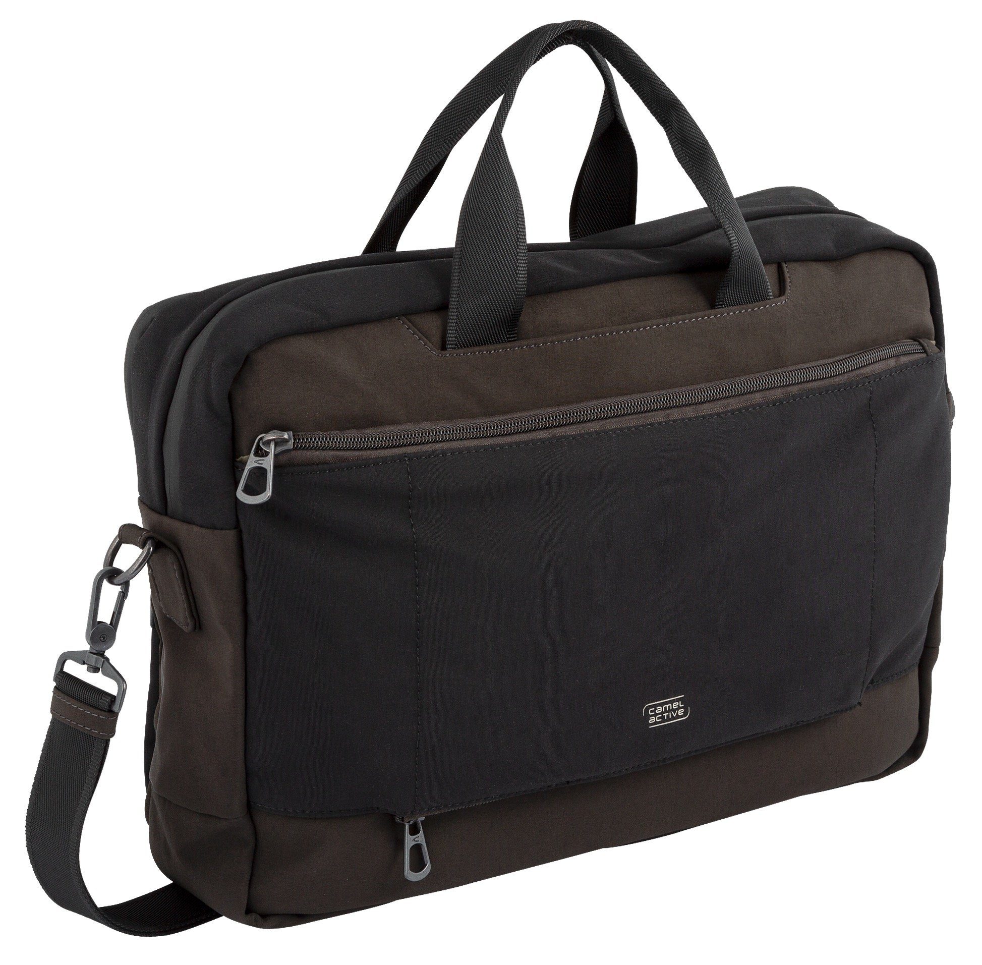camel active Messenger Bag »Brooklyn«, in schickem Businessformat