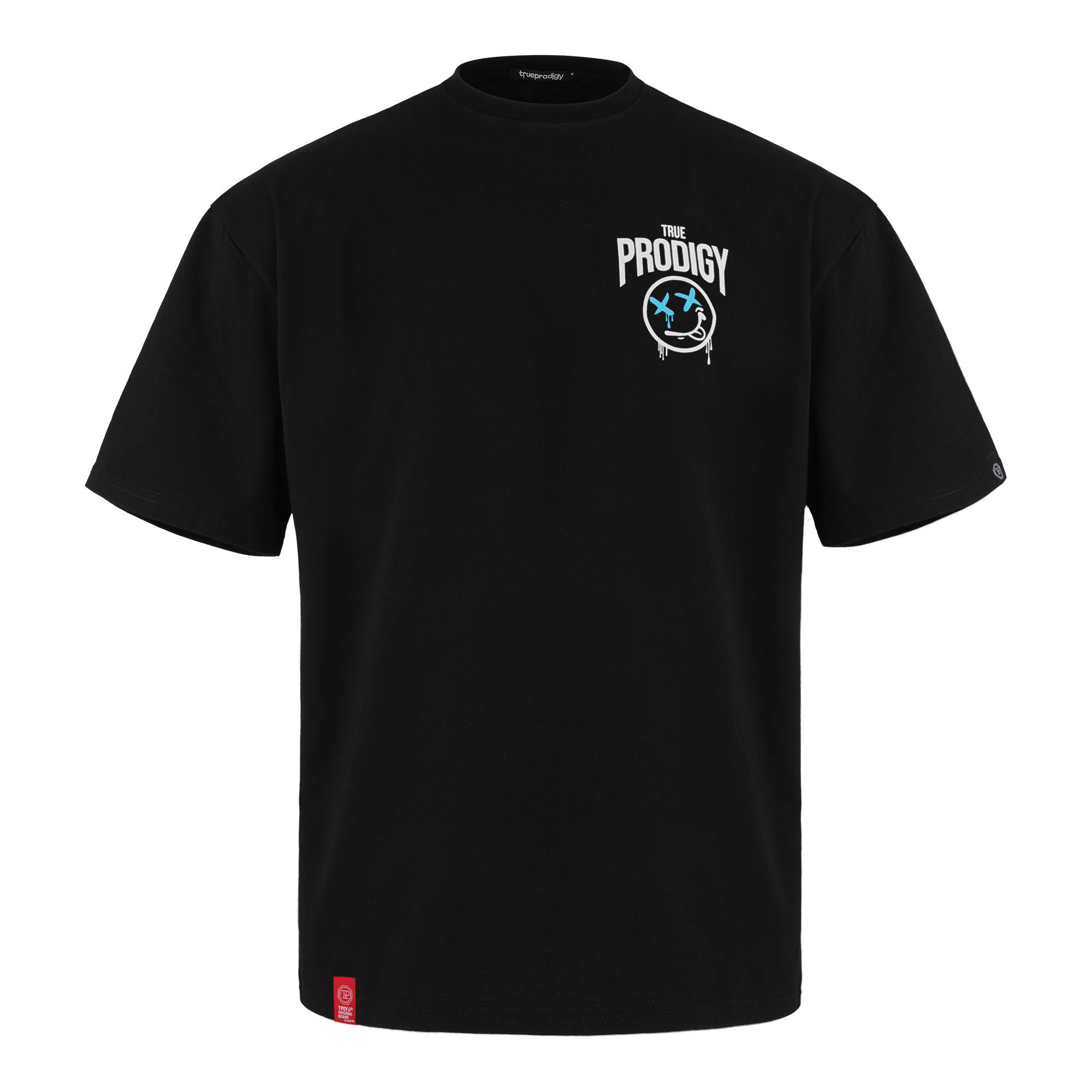 trueprodigy Oversize-Shirt Kenji F Logoprint Rundhals dicker Stoff – Bild 5 von 5