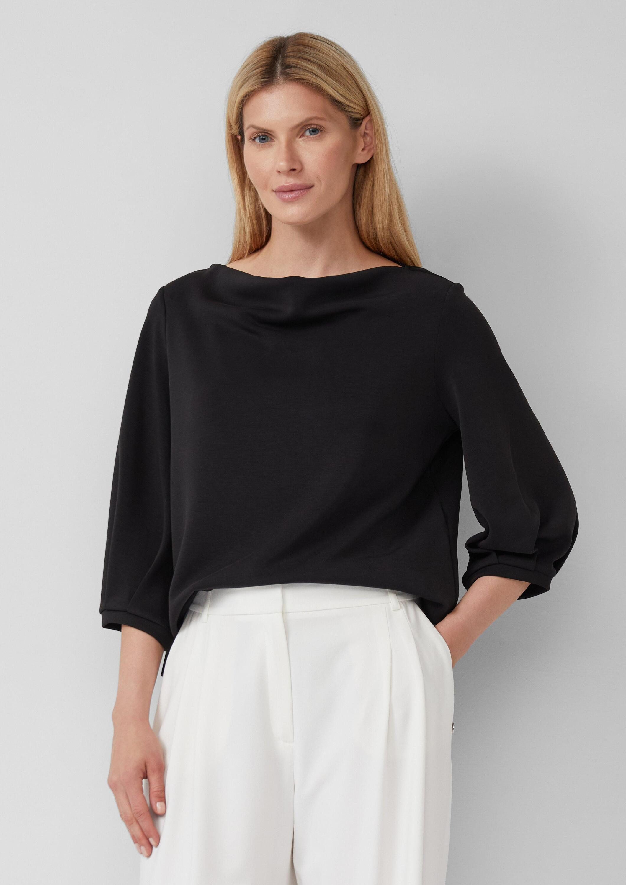 3/4 Arm-Pullover Sweatshirt