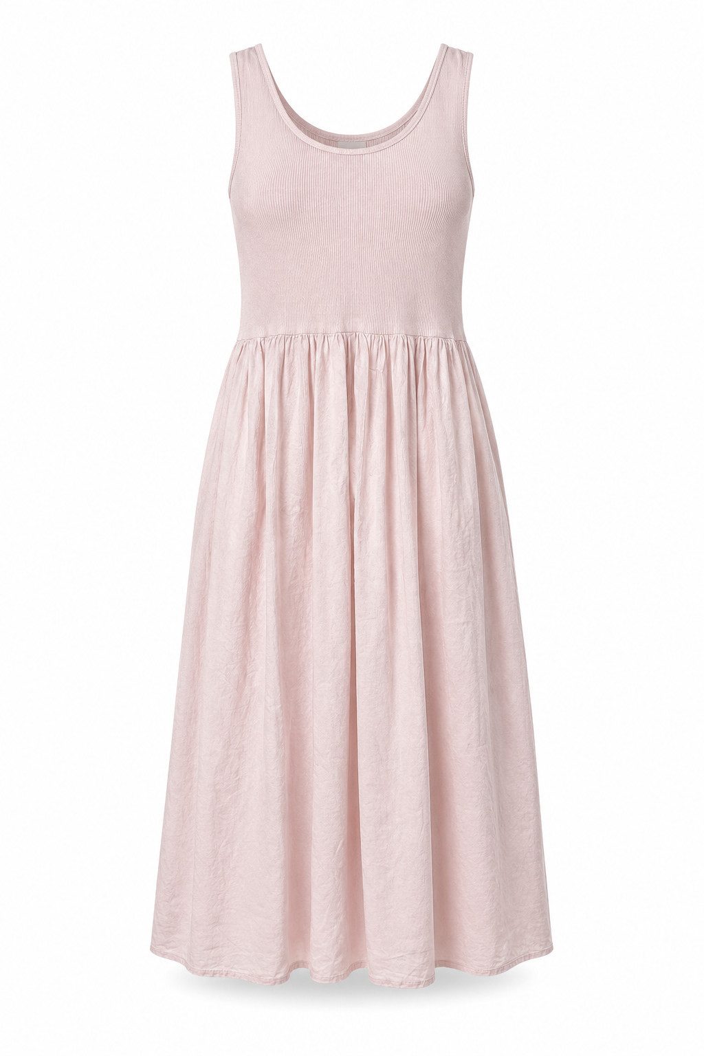 ITALY VIBES Sommerkleid - ärmelloses Kleid Damen - Midikleid - Jerseykleid - Strandkleid ONE SIZE / passend für Größe XS - L