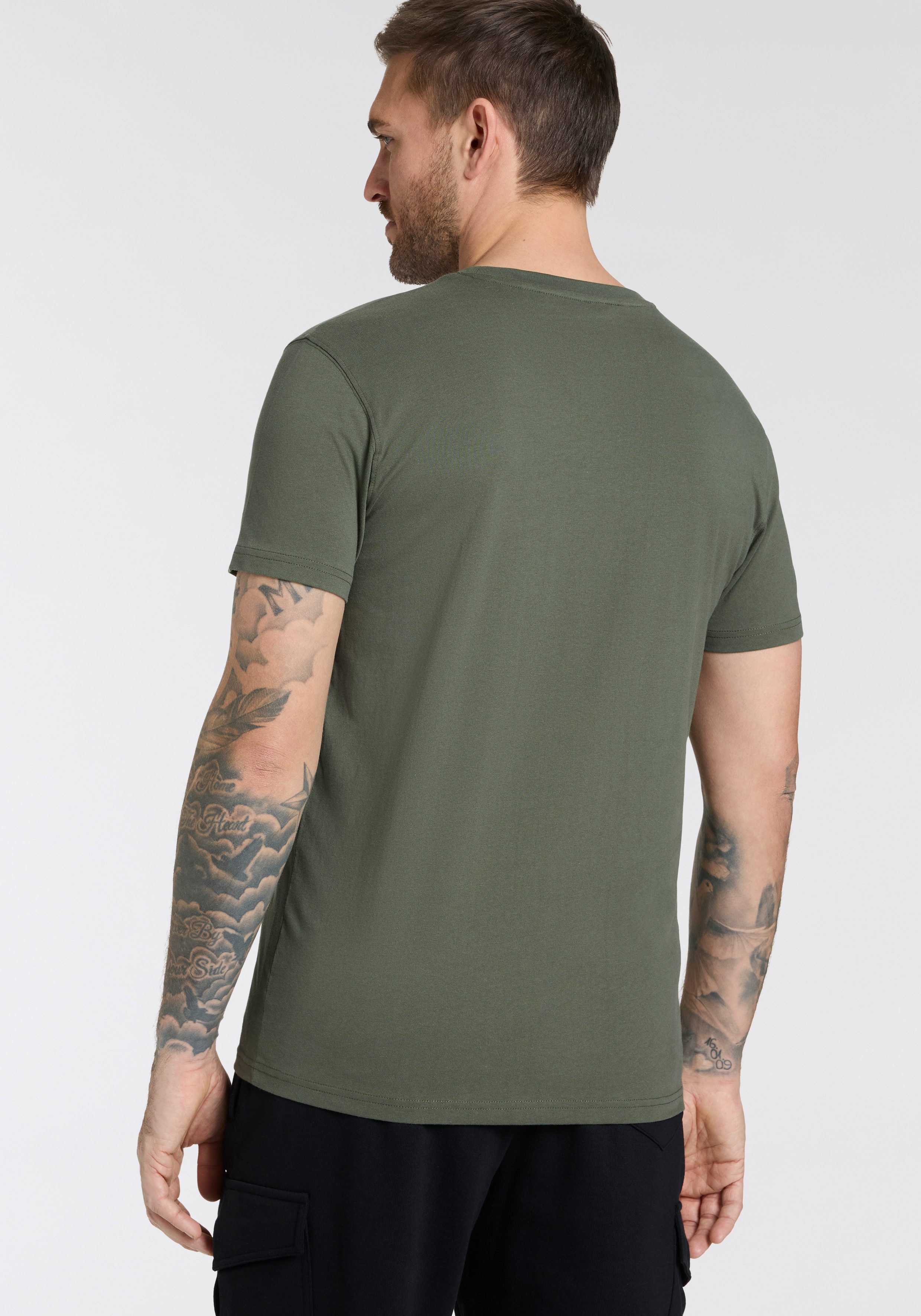 Lonsdale T-Shirt HAWTON (Packung, 2-tlg) Doppelpack mit 2 T-Shirts, aus Baumwolle