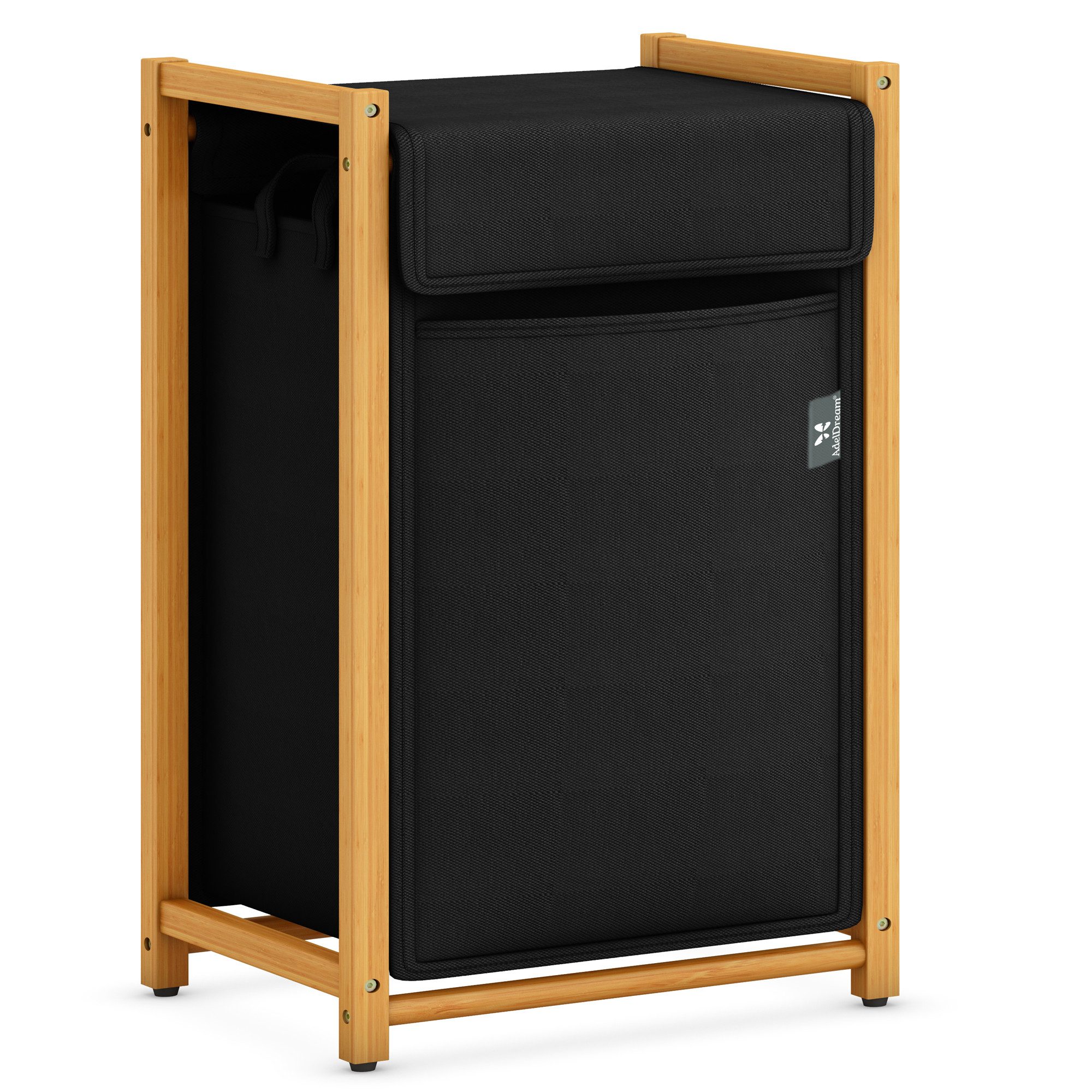 AdelDream Ausziehwäschekorb AdelDream Bambus Wäschesammler günstig online kaufen