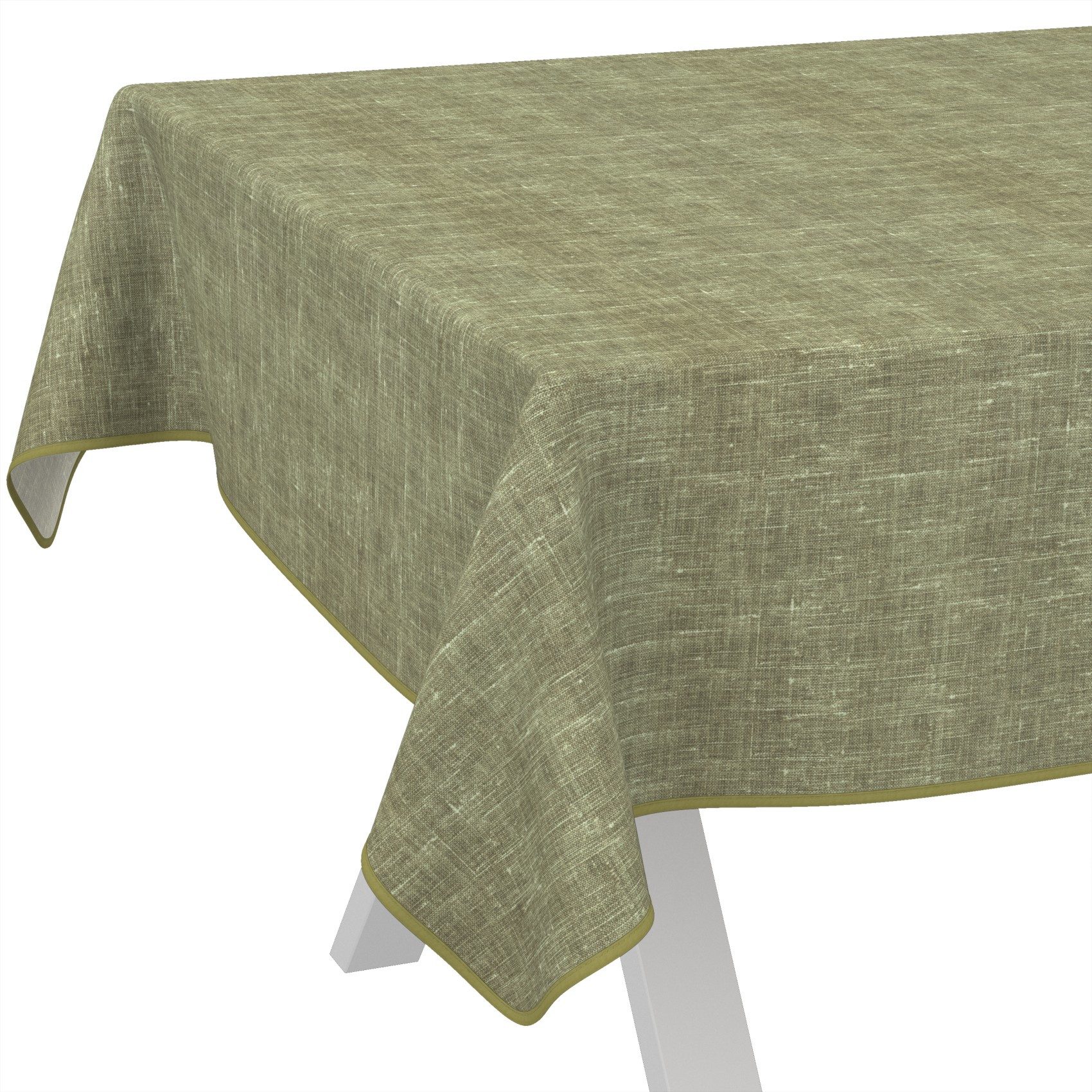 ANRO Tischdecke Alica Leinen Melliert Tischwäsche (Einzelstück 1-tlg), wass günstig online kaufen