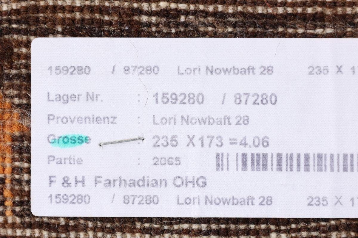 Nowbaft 12 Trading, Perser Orientteppich Handgeknüpfter Gabbeh Nain rechteckig, Loribaft mm Höhe: Moderner, 174x234