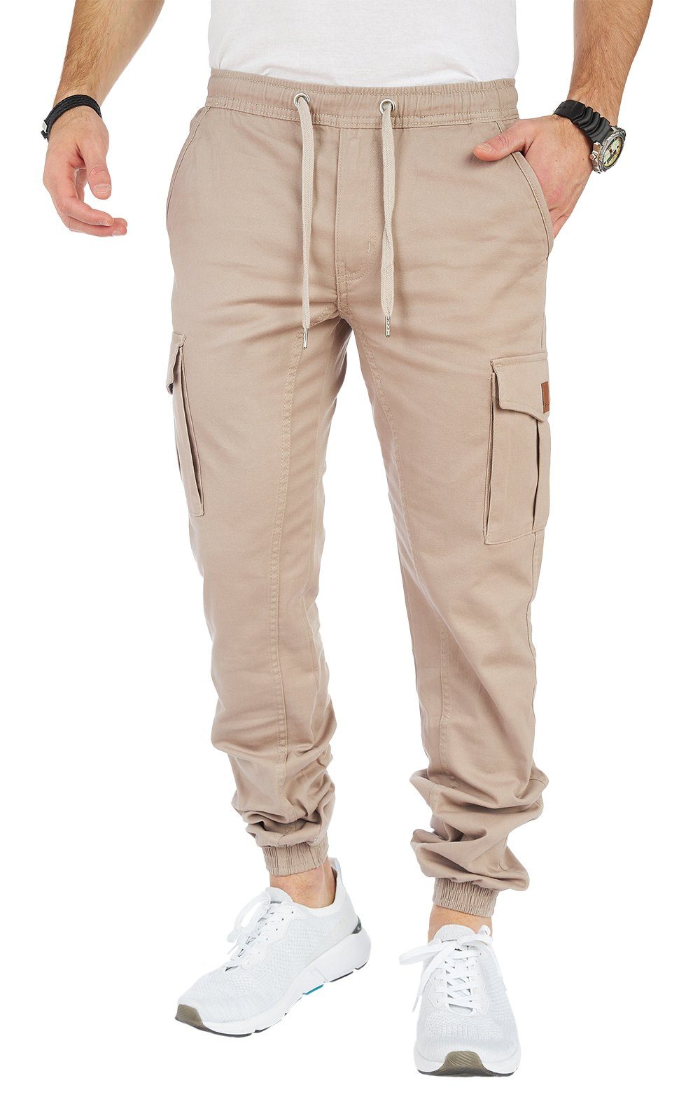 Hose Styleko 8001 Cargohose Herren Chino Beige Cargohose Cargohose Chinohose Styleko männer