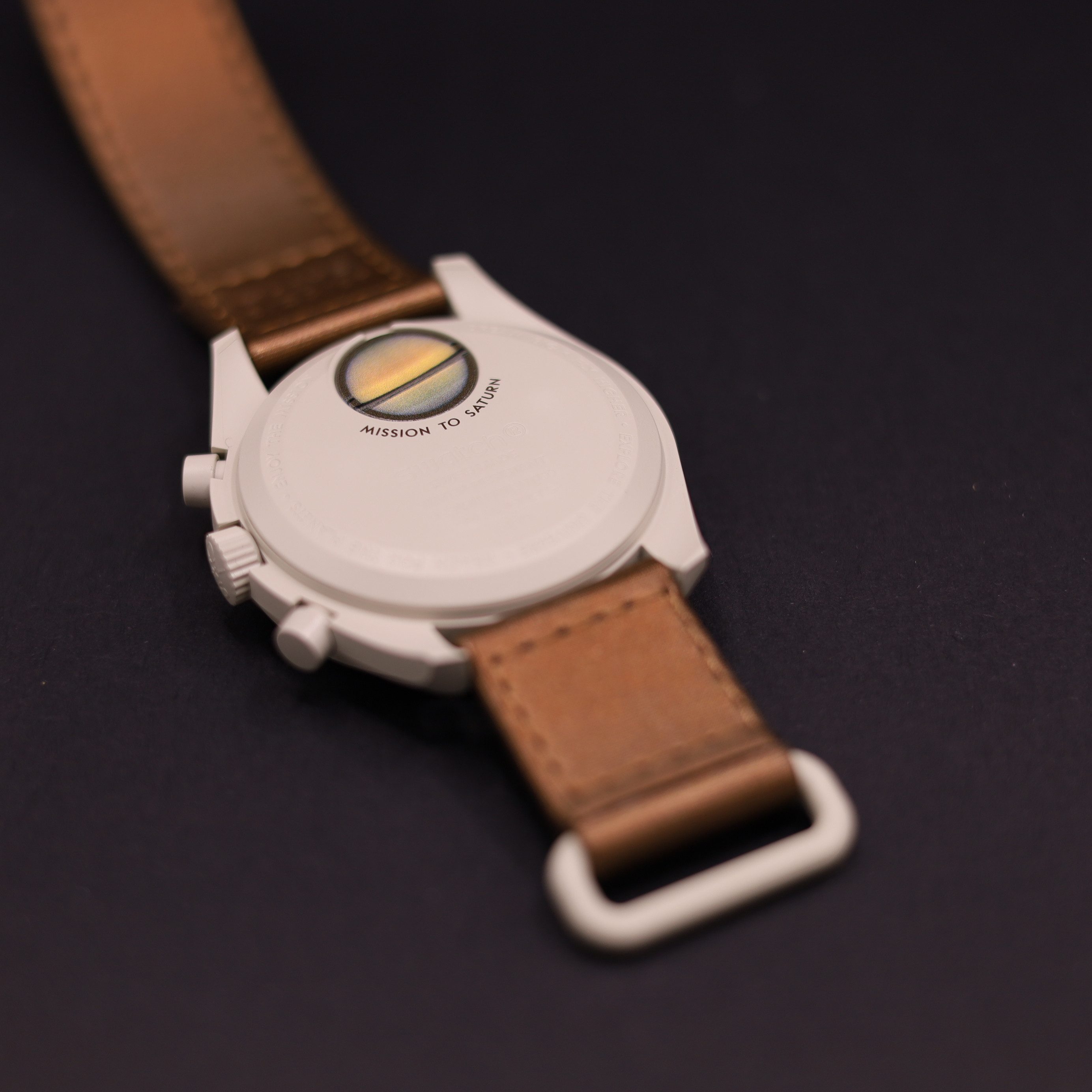 Swatch Chronograph Omega Swatch Bioceramic Moonswatch Mission To Saturn – Bild 5 von 5