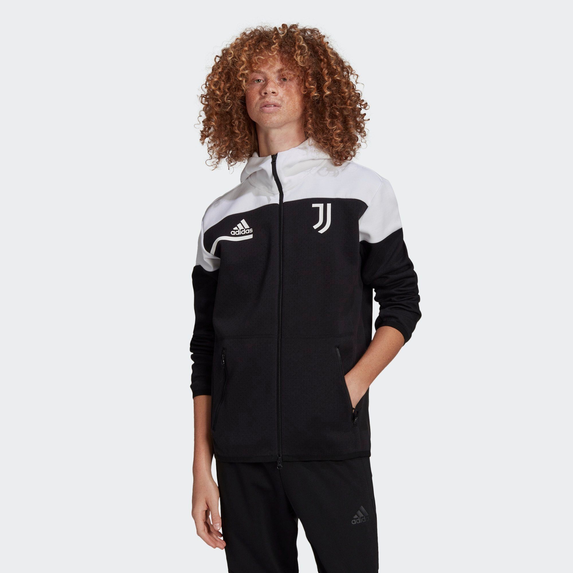 adidas Performance Funktions Kapuzensweatjacke »Juventus adidas Performance Walkjacke »Juventus Turin Z.n.e. Anthem